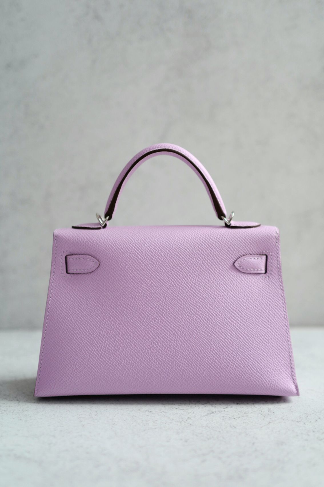 Hermès Kelly II Mini Sellier Guimauve Veau Epsom PHW Stamp K