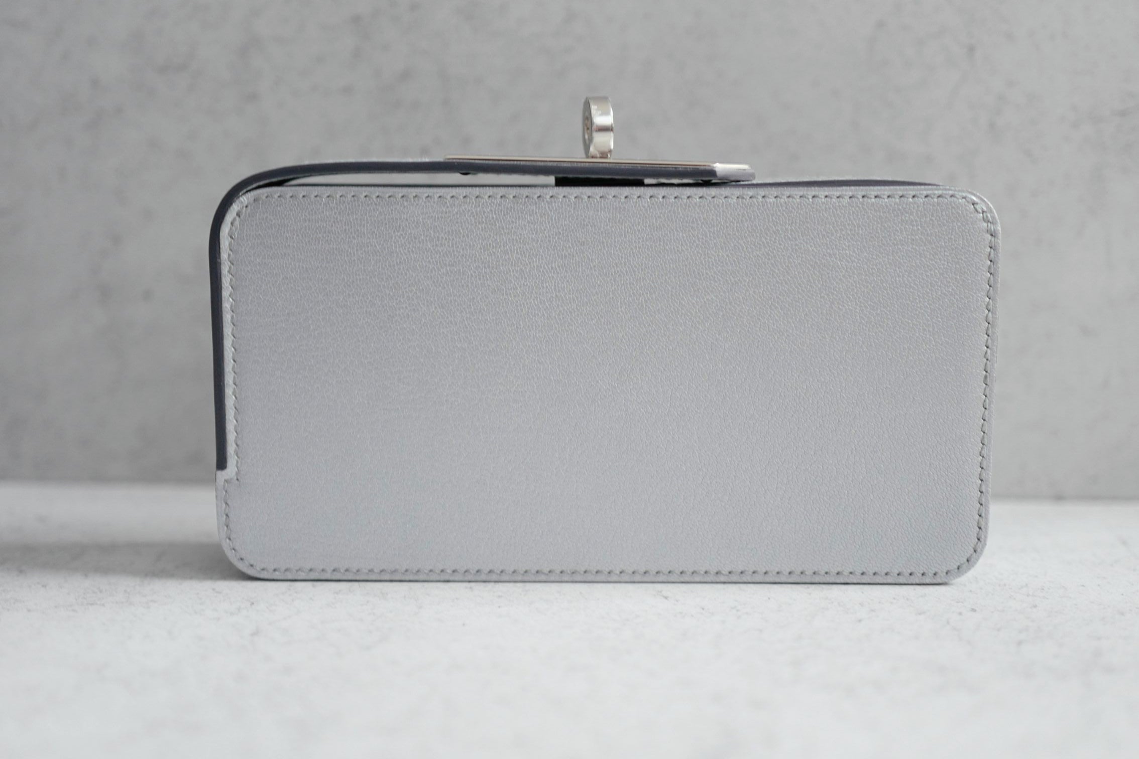BNIB Hermes Clutch Sanglons Argent Chamkila Goatskin PHW G Stamp 2026