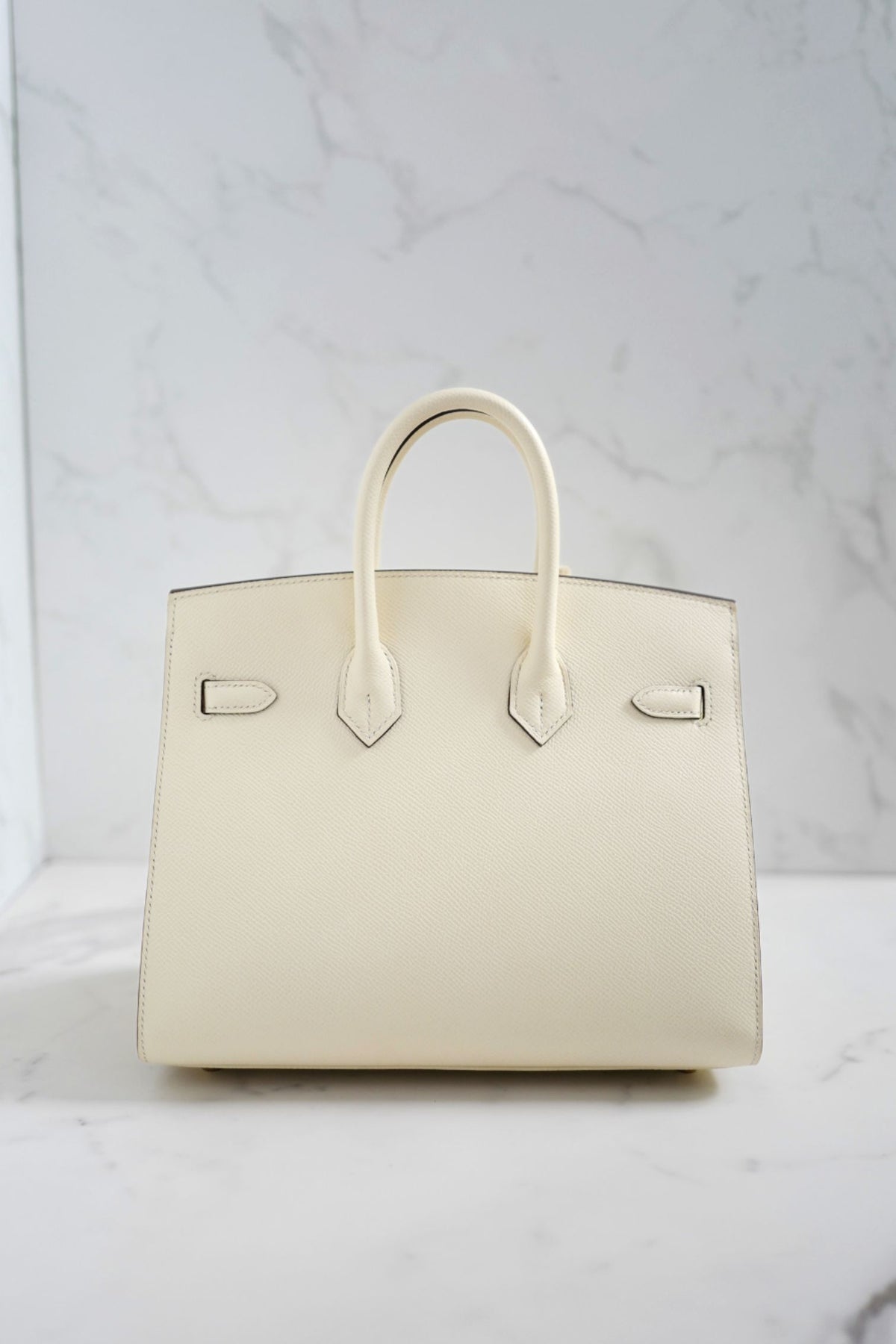 Hermes Birkin 25 Nata Epsom Sellier Gold Hardware