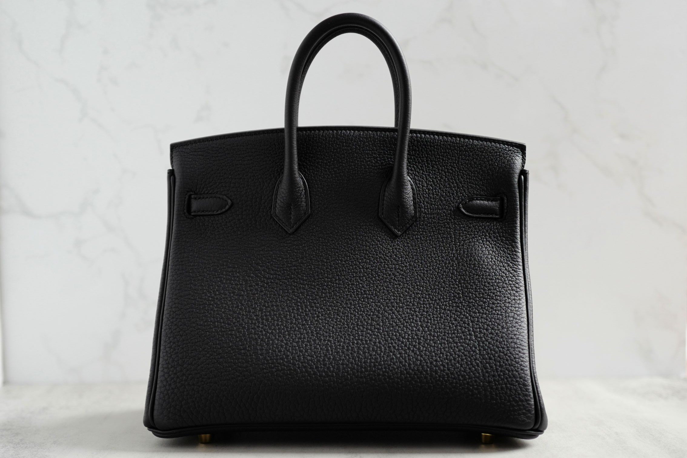 New Hermès Birkin 25 Black Togo Leather Gold Hardware