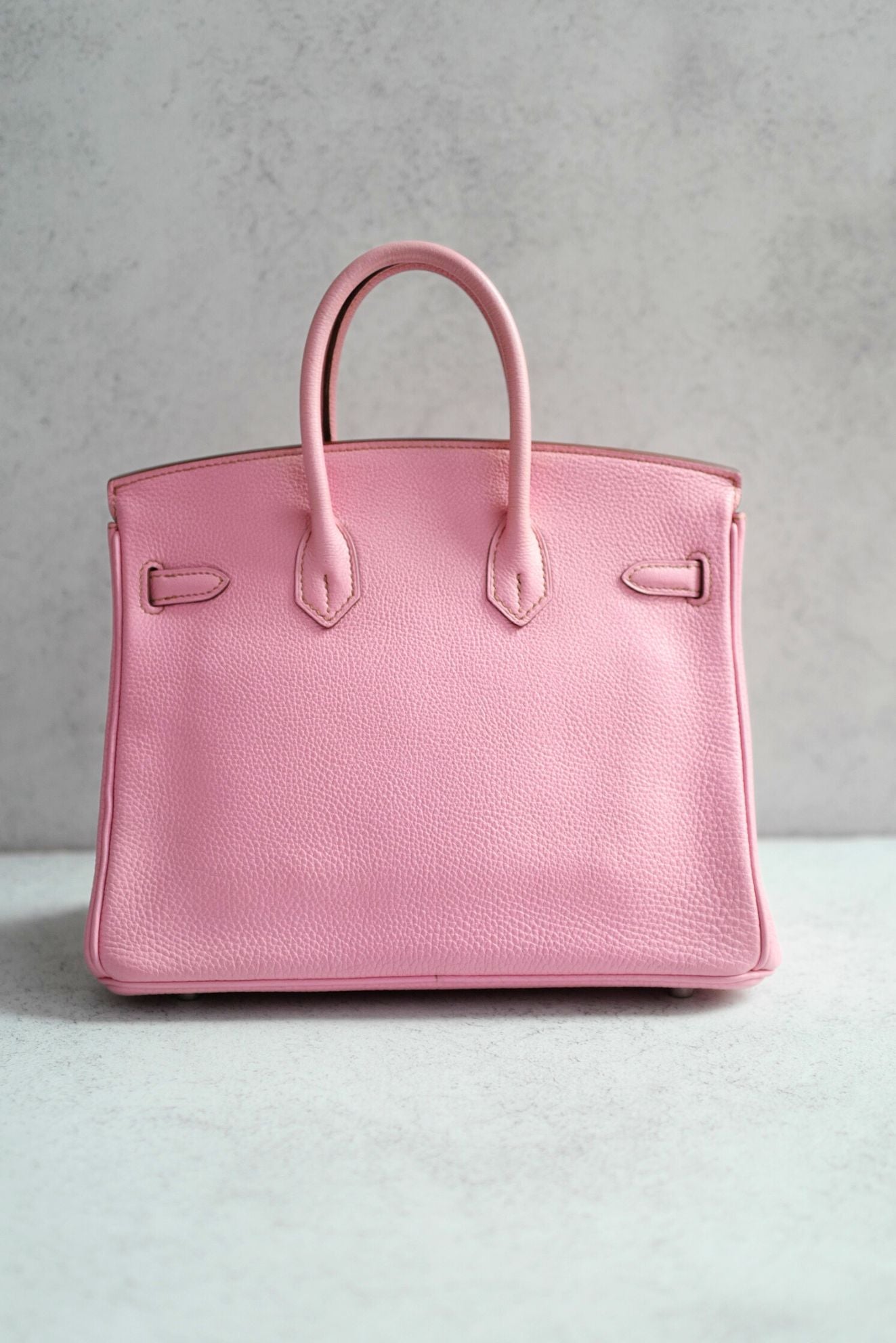 Hermès Birkin 25 5P Bubblegum Pink Togo Leather Palladium Hardware N Stamp