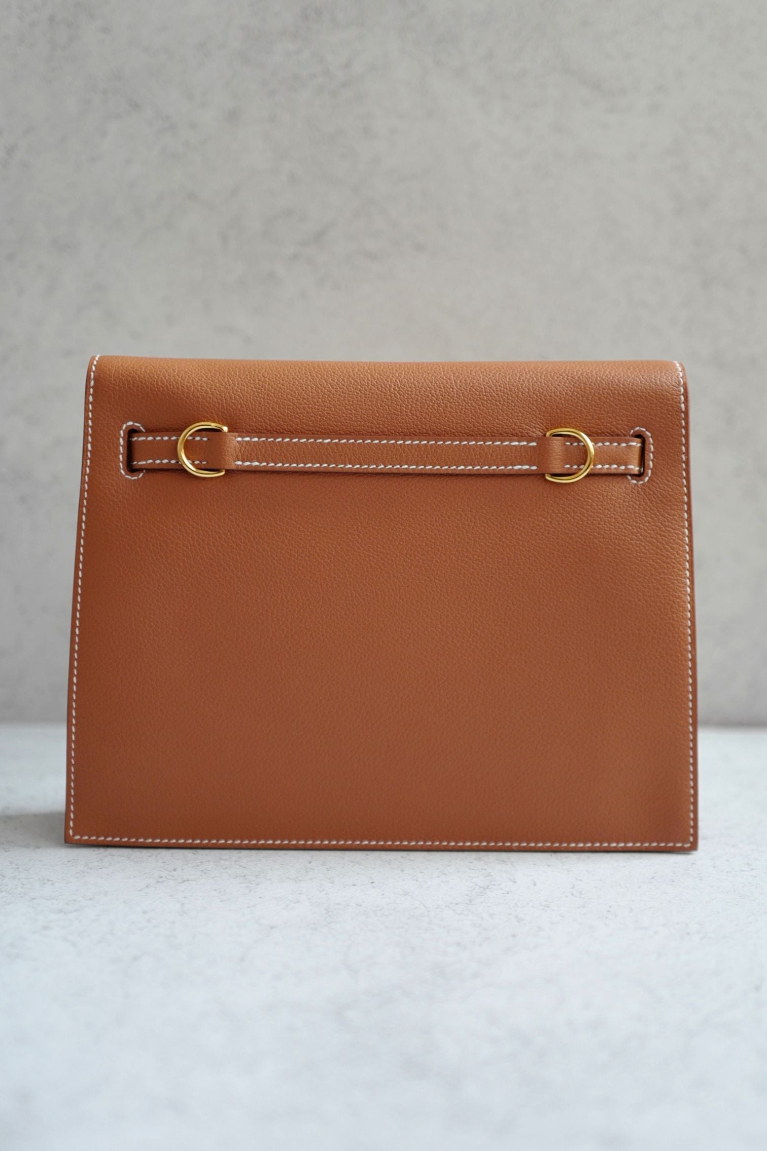 Hermès Kelly Danse Gold Evercolor Calfskin GHW stamp K