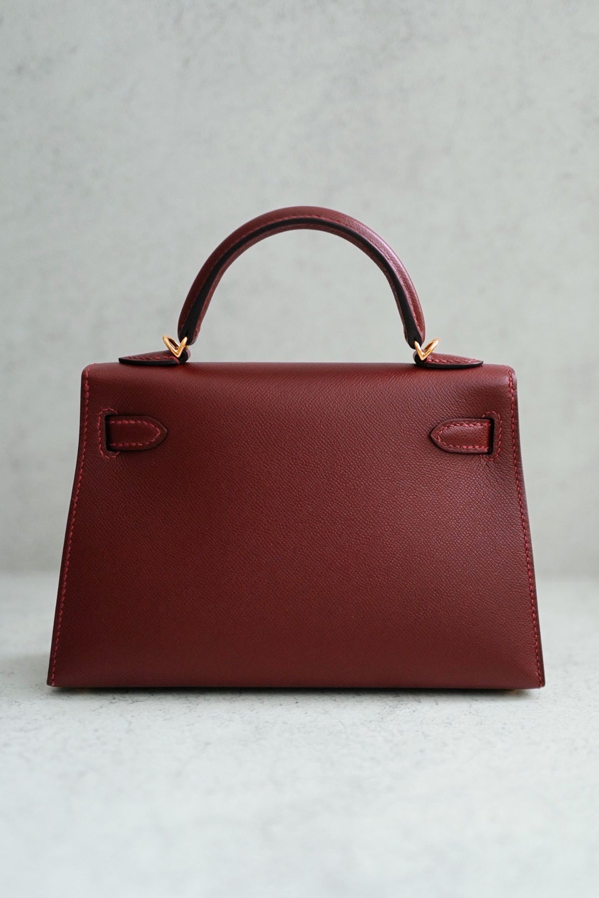 NEW Hermès Mini Kelly 20 Rouge H Madame Leather Gold Hardware G Stamp 2026