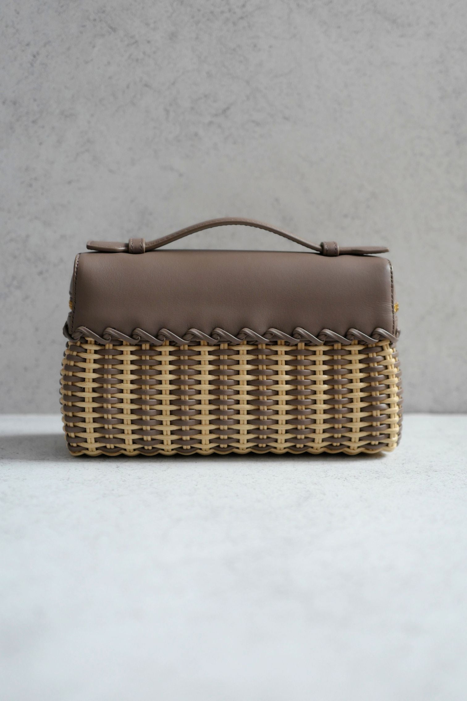 Loro Piana Extra Pocket L19 East West Wicker Malt/Almond Tree/Sun Gold Calfskin