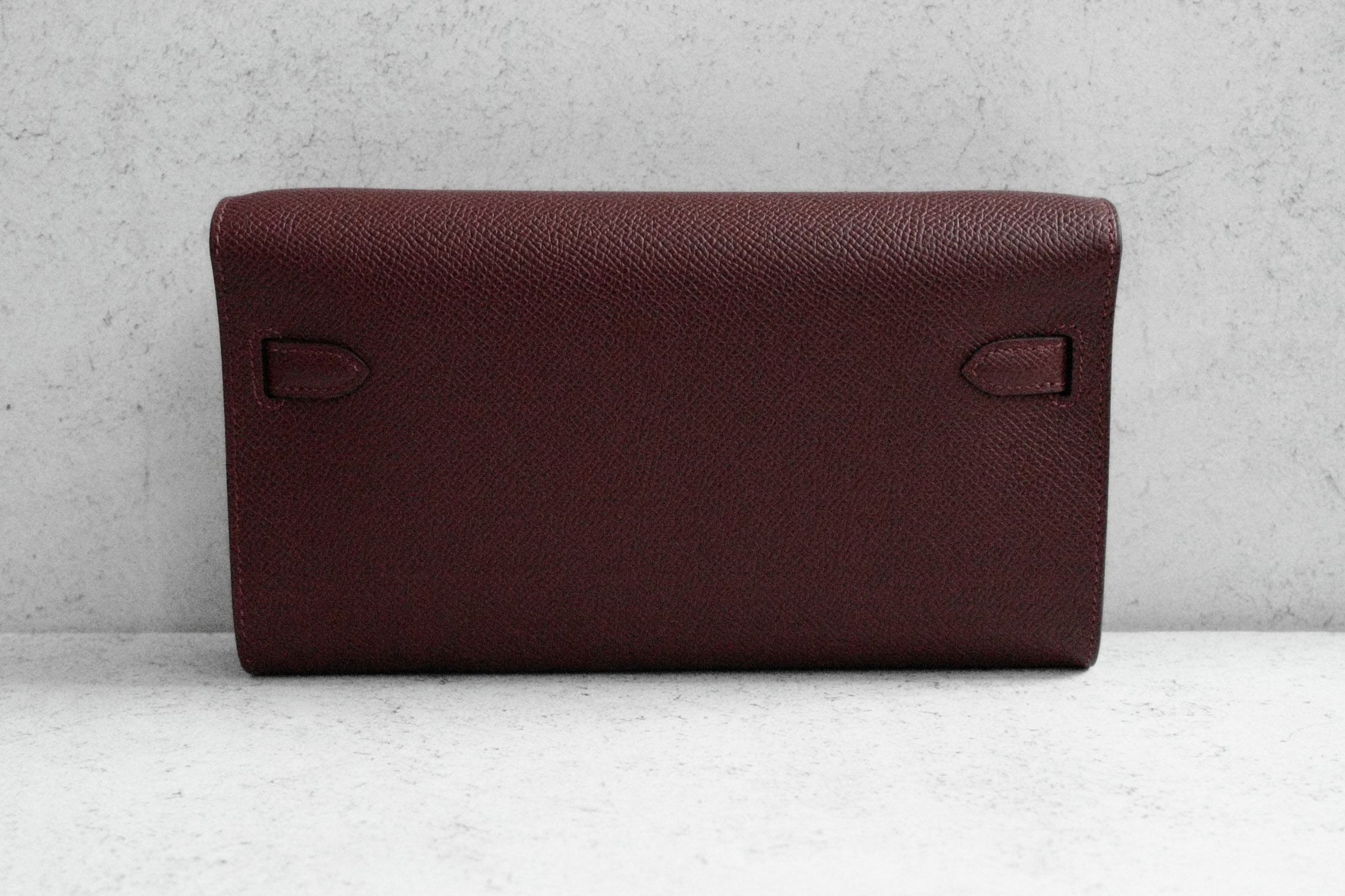 Hermès Kelly Classique To Go Wallet Rouge H Epsom Calfskin GHW G Stamp 2026