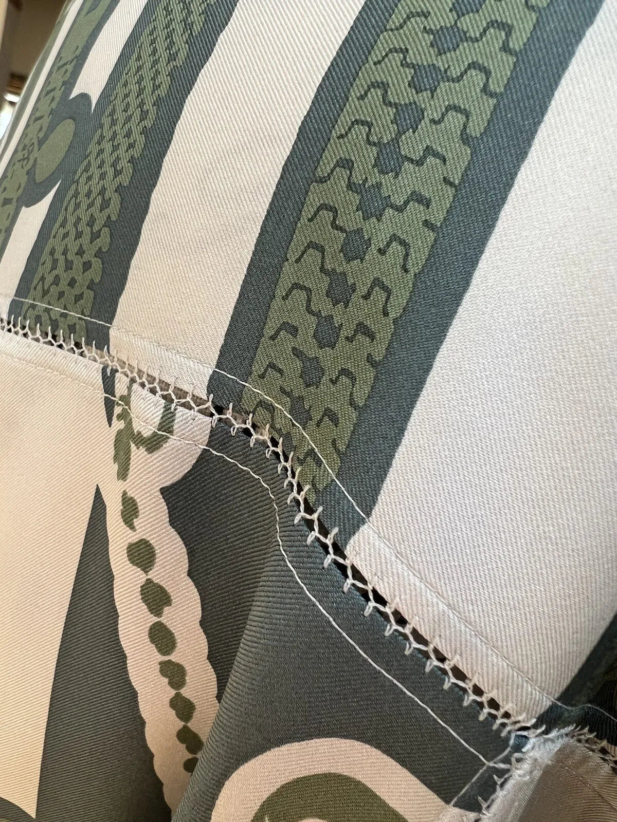 NEW Hermes FW23 Runway Dress Le Tresor De Medor In vert sauge size 34 $9K Retail