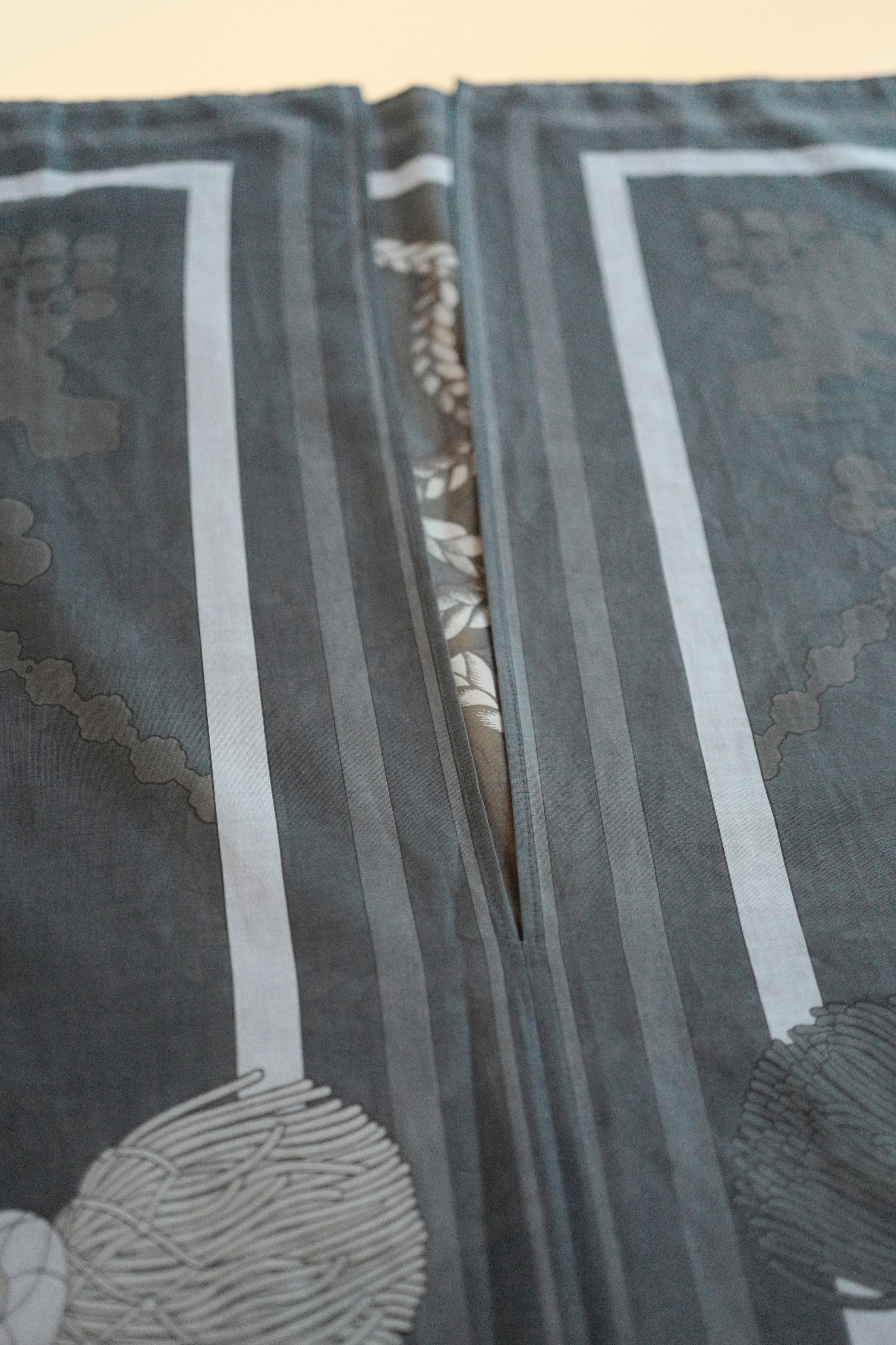 NEW Hermès Palefroi Remix Maxi Caftan Dress Gris Charbon Size 36 Beachwear
