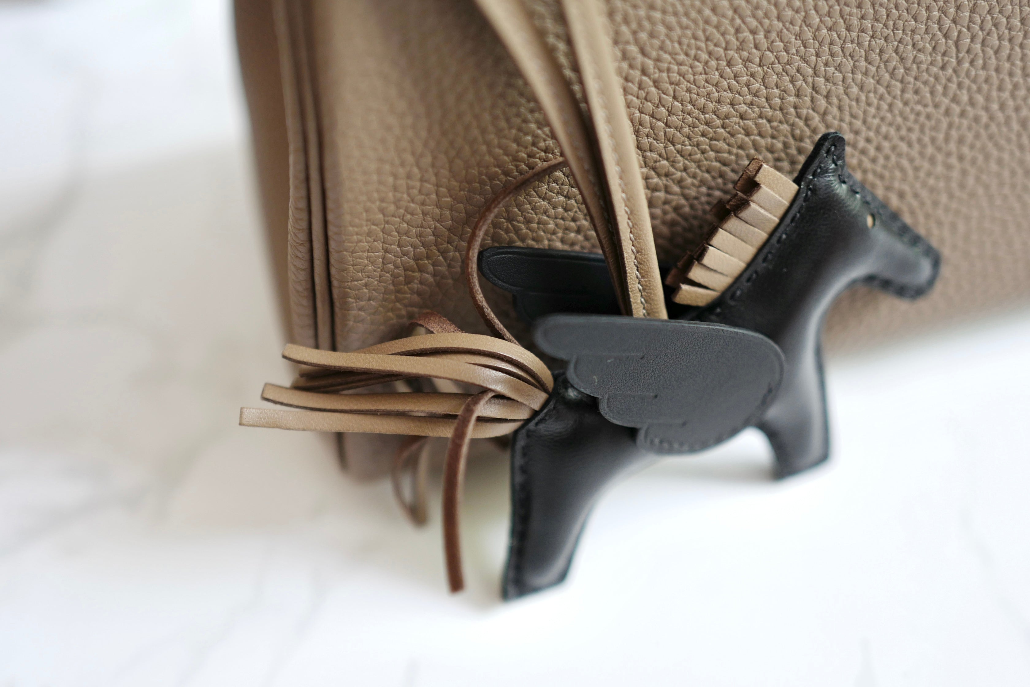 BNIB Hermes Rodeo Pegase PM Milo Swift Noir/Etoupe/Noir