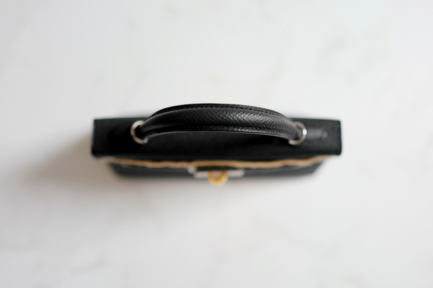 BNIB Hermes Mini Kelly Noir Black Epsom Electrum Hardware 2025