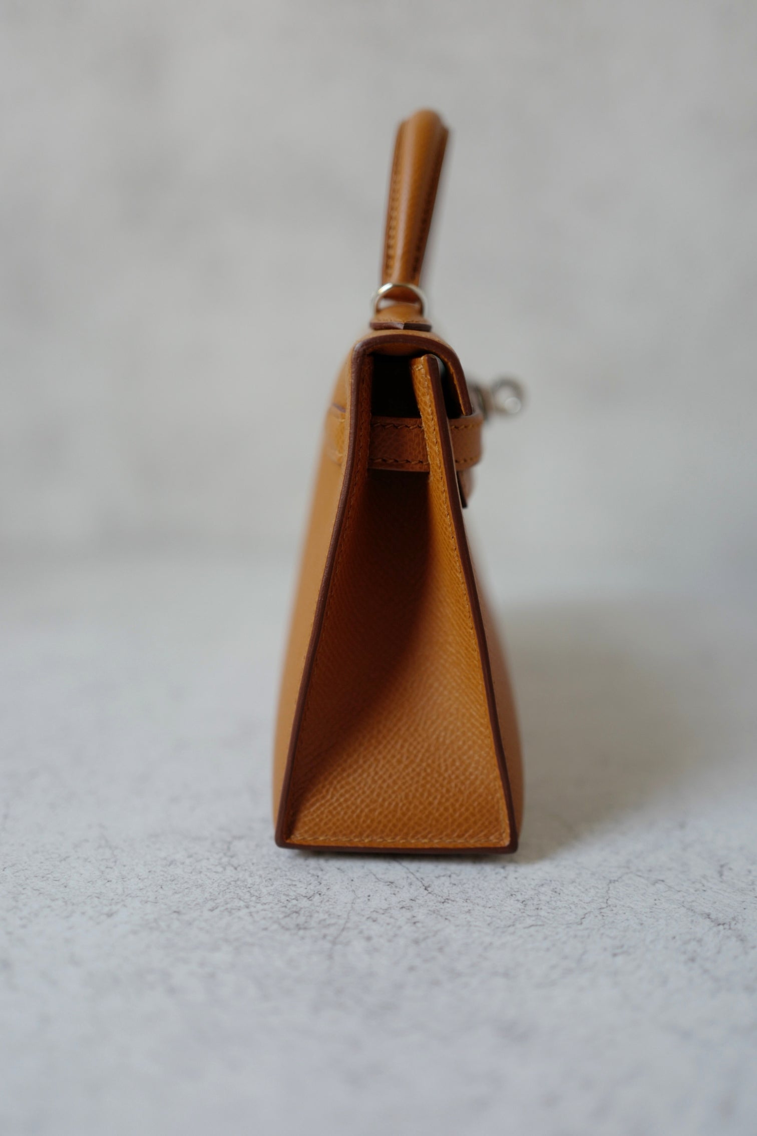 BNIB Hermès Mini Kelly 20 HSS Gold Epsom Leather Palladium Hardware