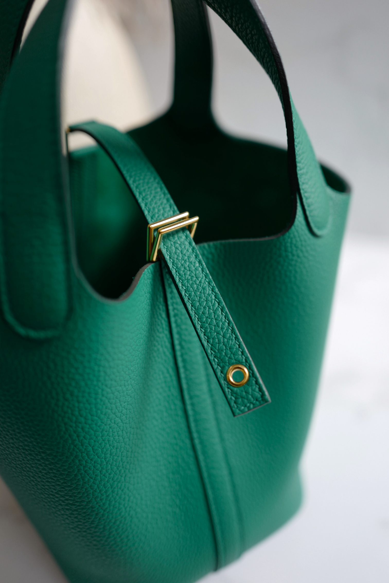 Hermes Picotin 18 Vert Jade with Gold Hardware U Stamp