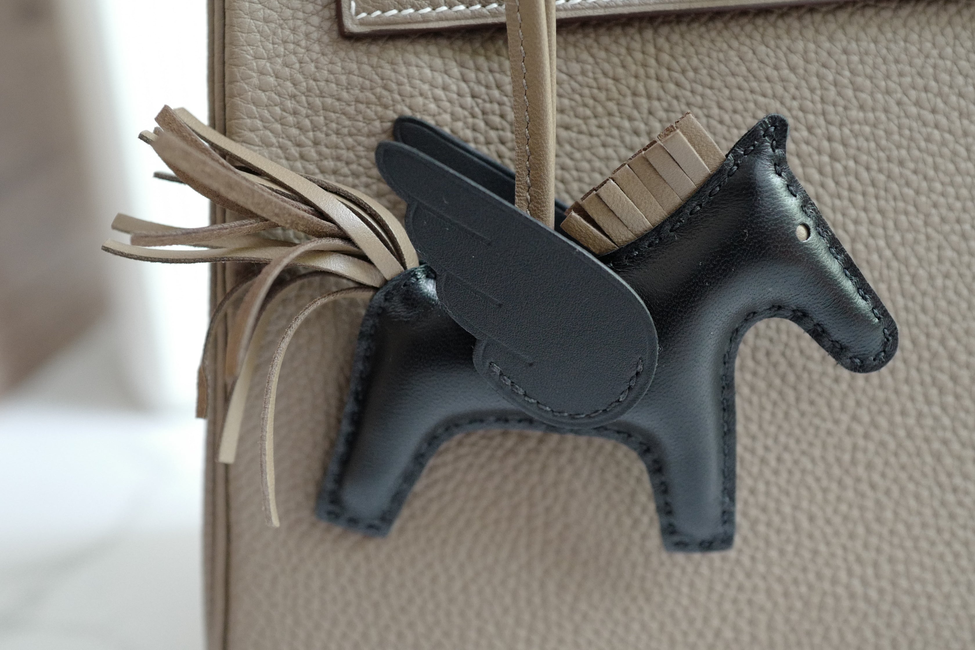 BNIB Hermes Rodeo Pegase PM Milo Swift Noir/Etoupe/Noir