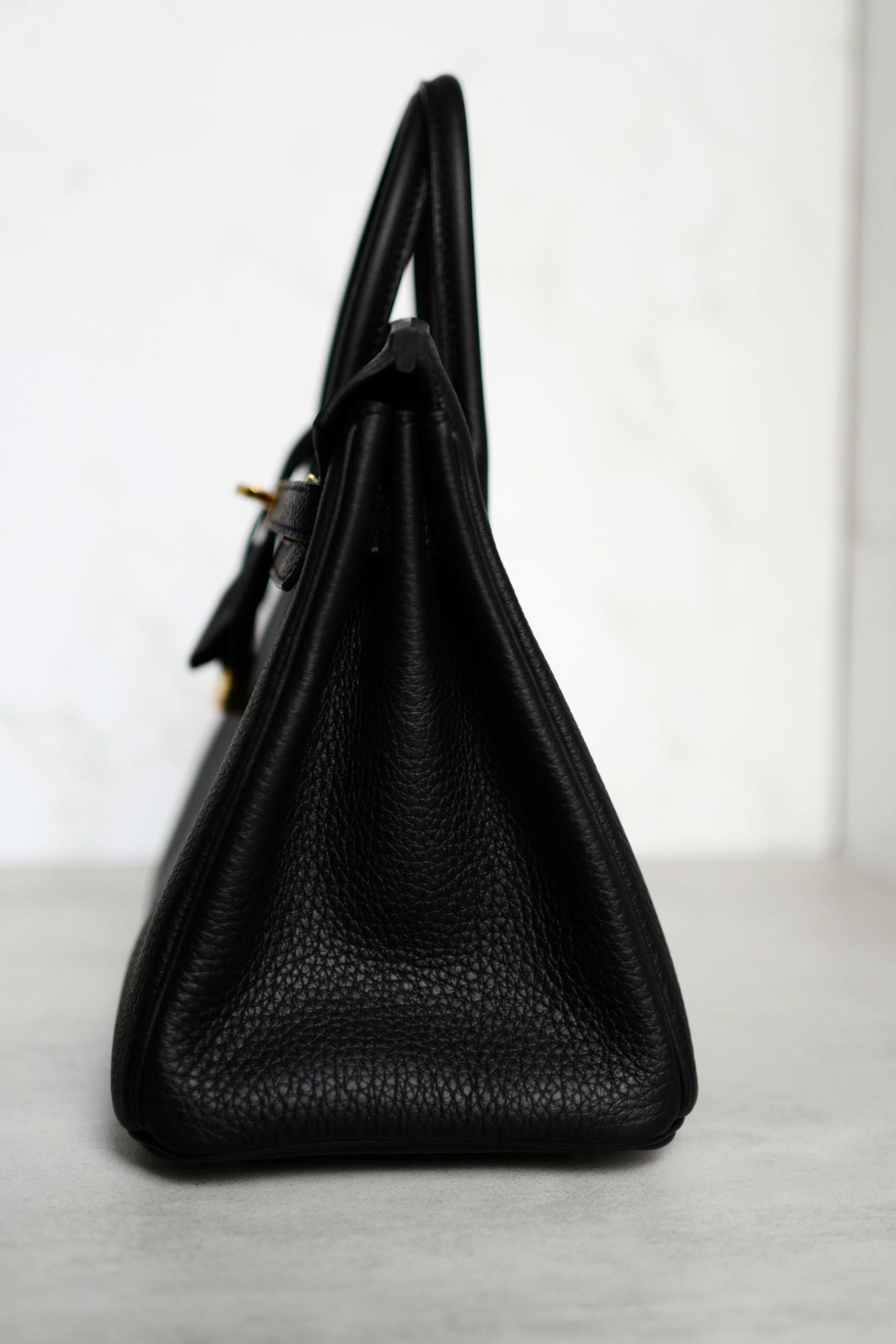 New Hermès Birkin 25 Black Togo Leather Gold Hardware