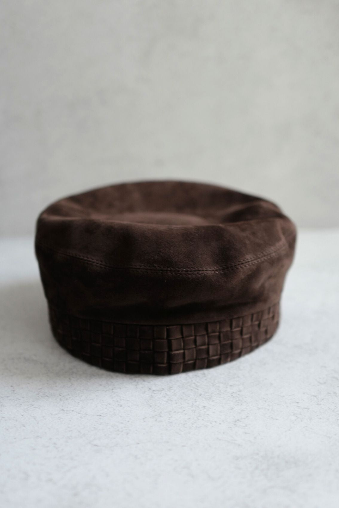 NEW Hermes Casquette Femme Giulietta in Marron Ebene Size 57 Hat $1600 Retail