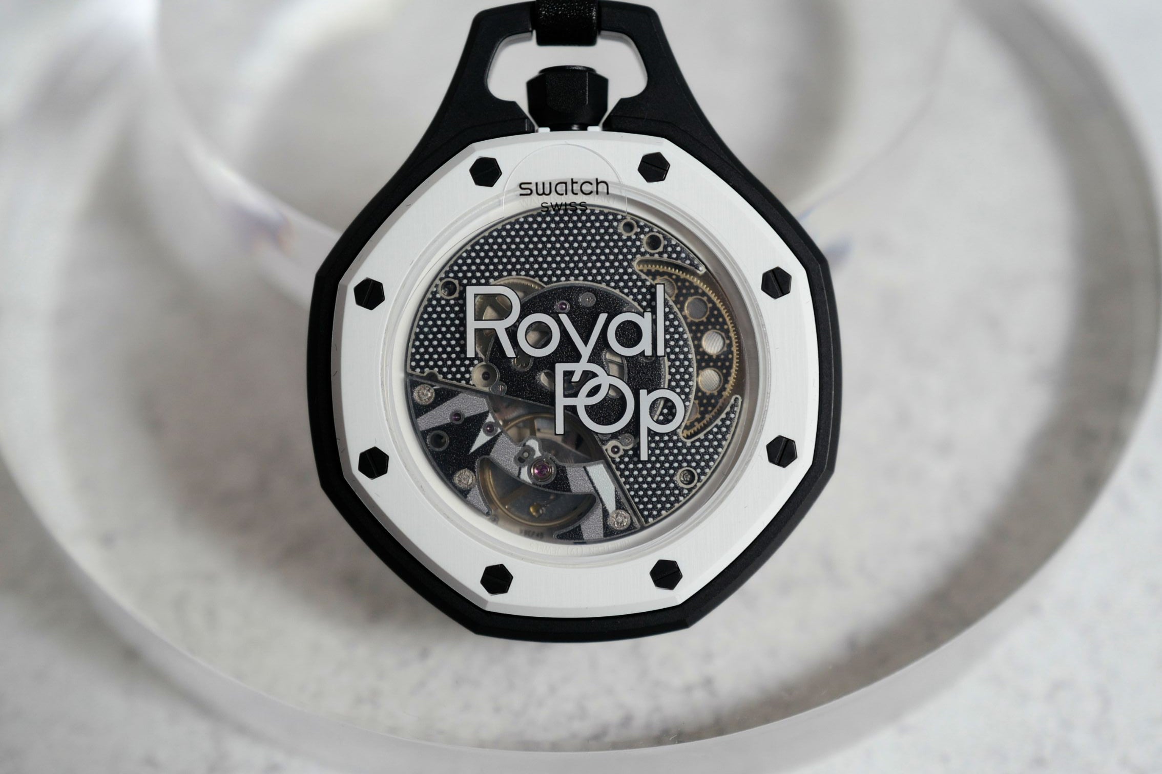 Audemars Piguet x Swatch Royal Pop Panda Black White Mechanical Watch