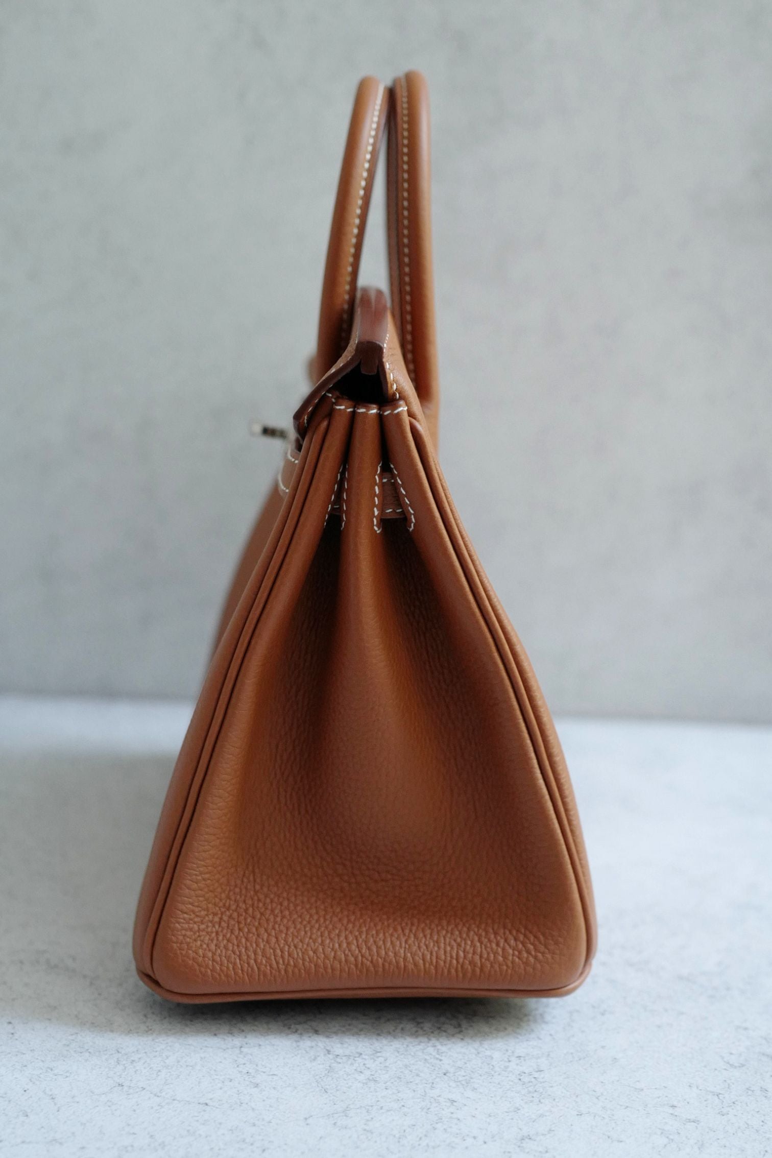 BNIB Hermes Birkin 25 Gold Togo Leather Palladium Hardware