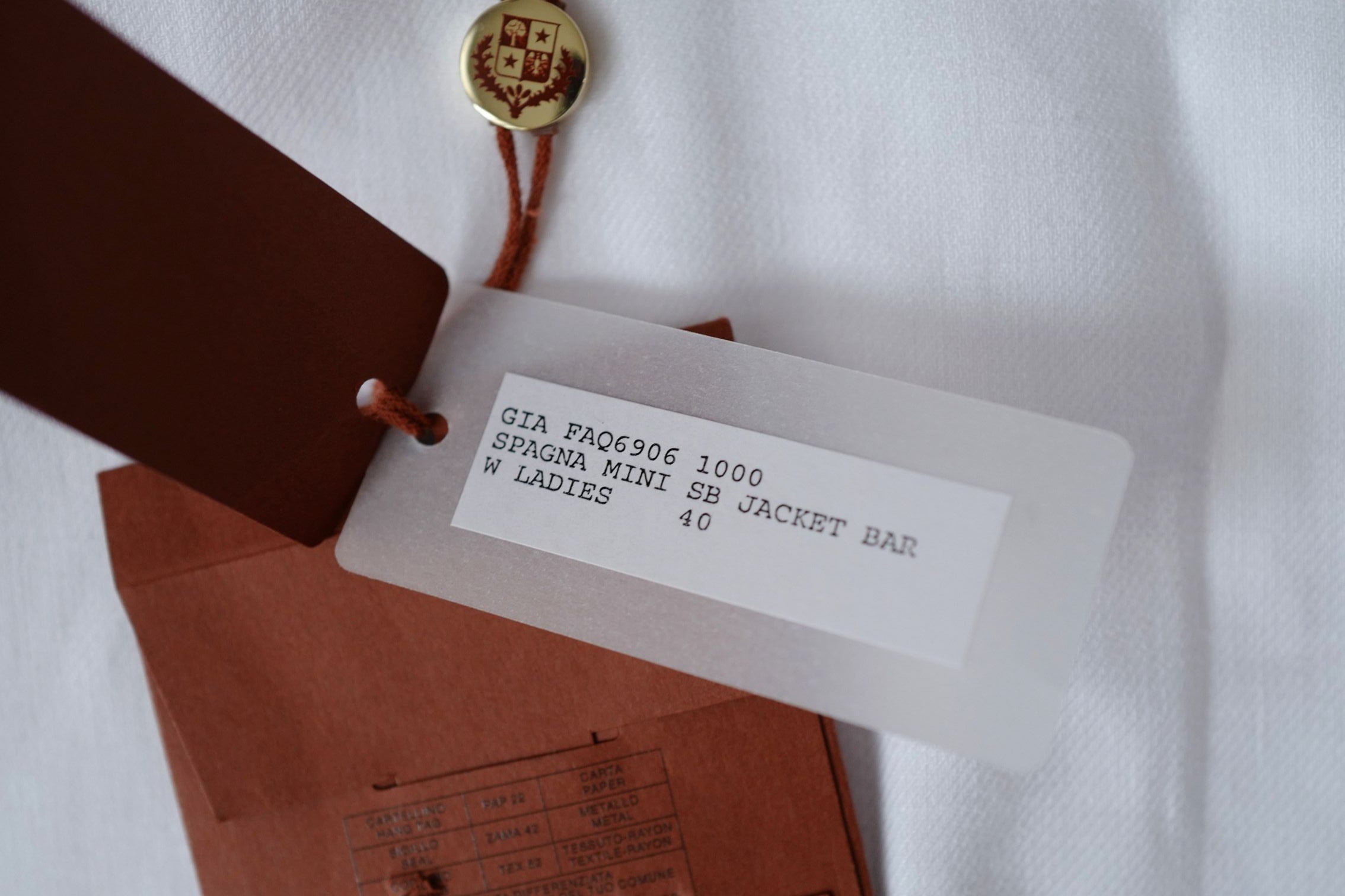 New Loro Piana Spagna Mini Jacket Linen White size 40