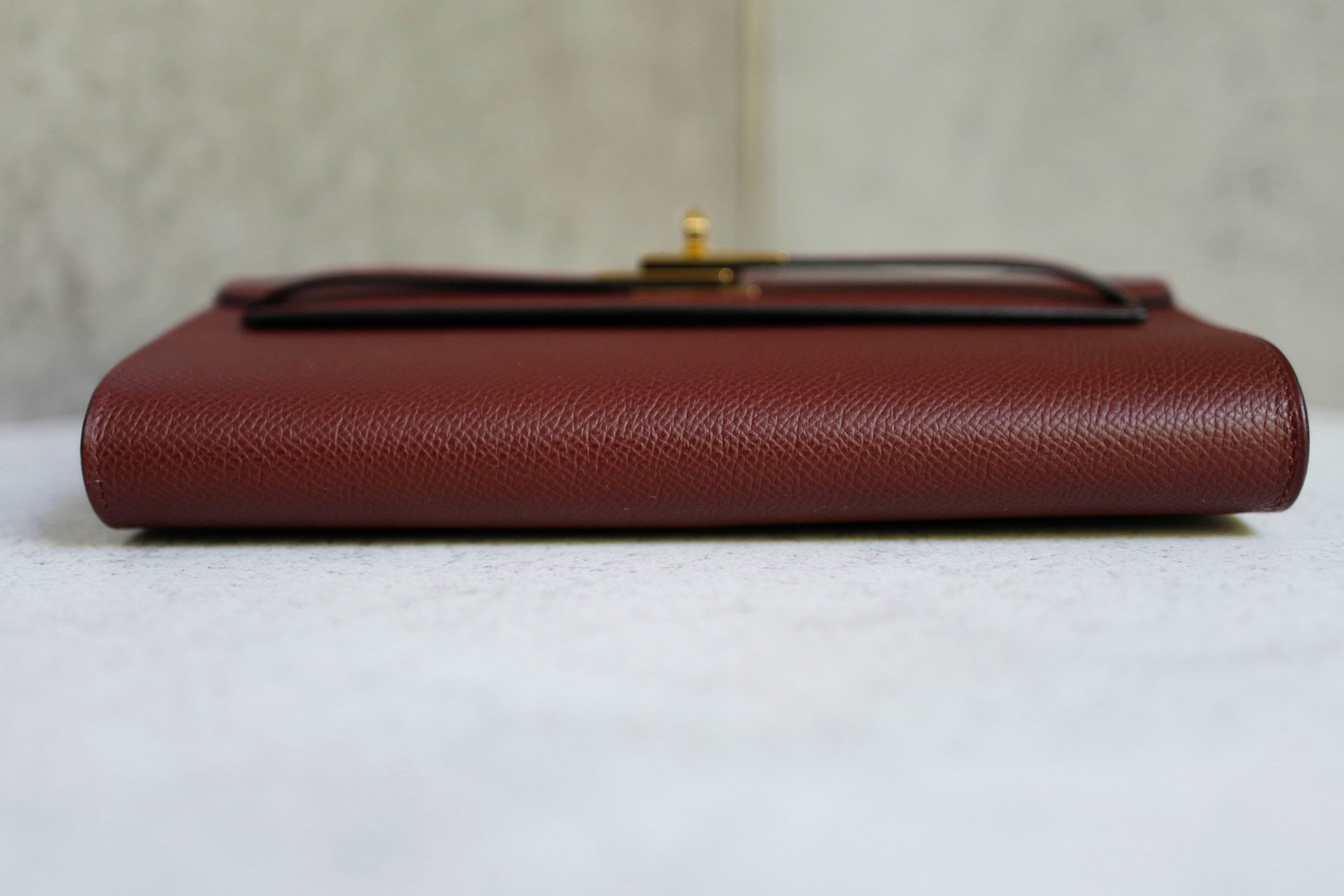 Hermès Kelly Classique To Go Wallet Rouge H Epsom Calfskin GHW G Stamp 2026