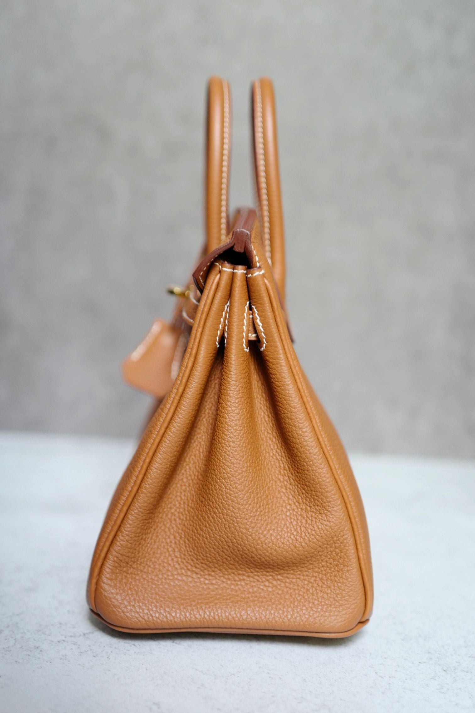Hermes Birkin 25 Gold Togo Leather Gold Hardware W Stamp 2024