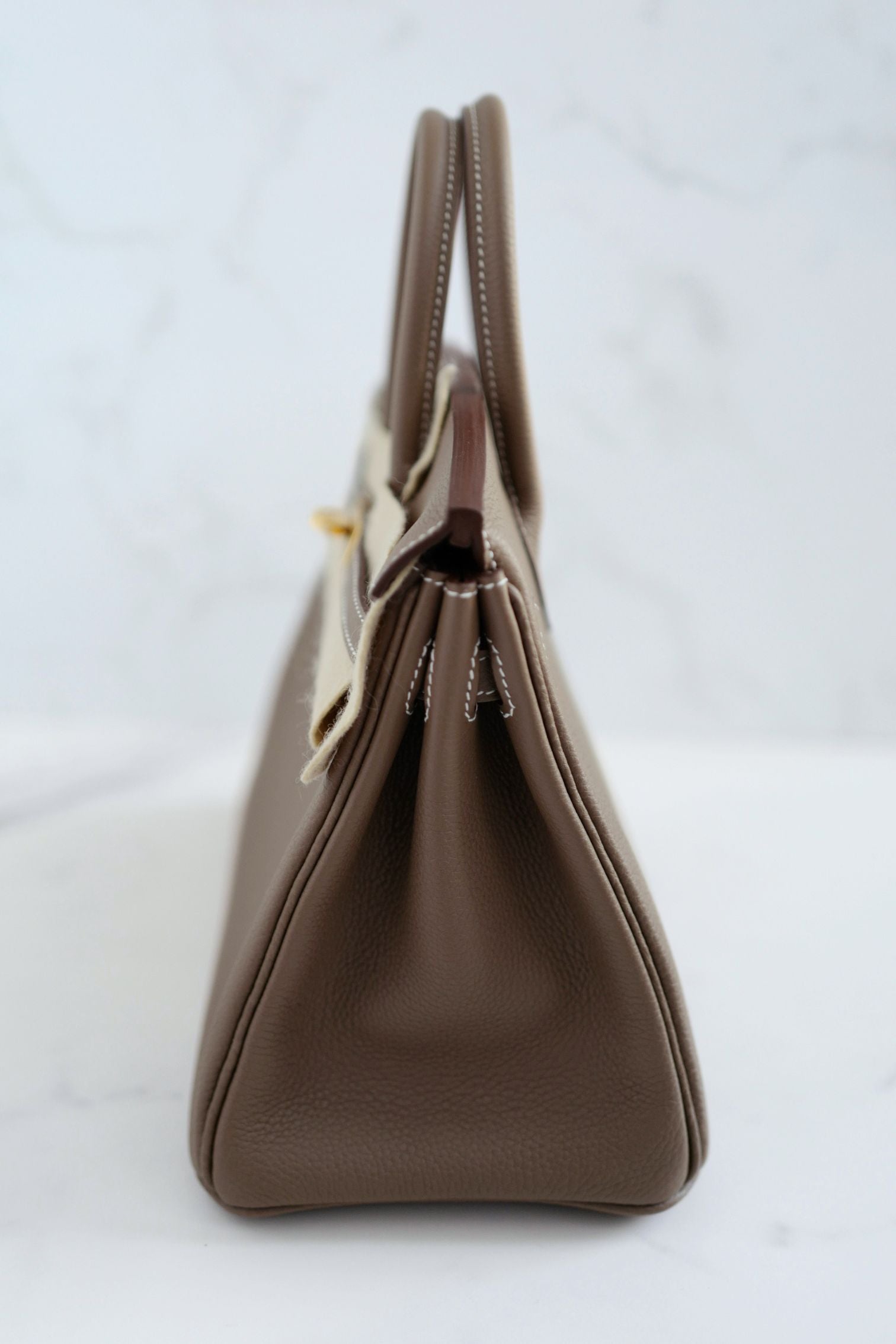 Hermes Birkin 25 Etoupe Togo Leather Gold Hardware K Stamp 2025