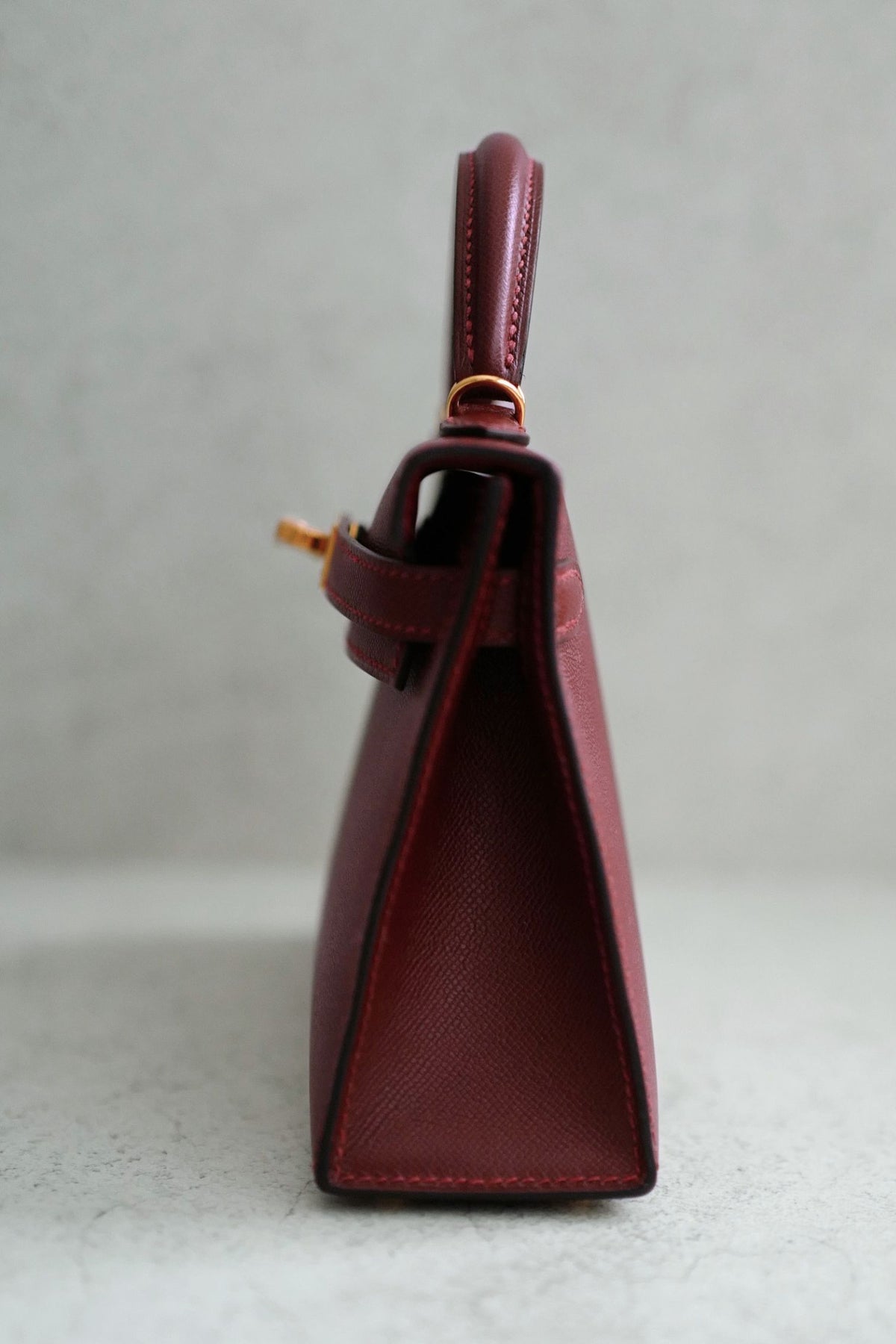 NEW Hermès Mini Kelly 20 Rouge H Madame Leather Gold Hardware G Stamp 2026
