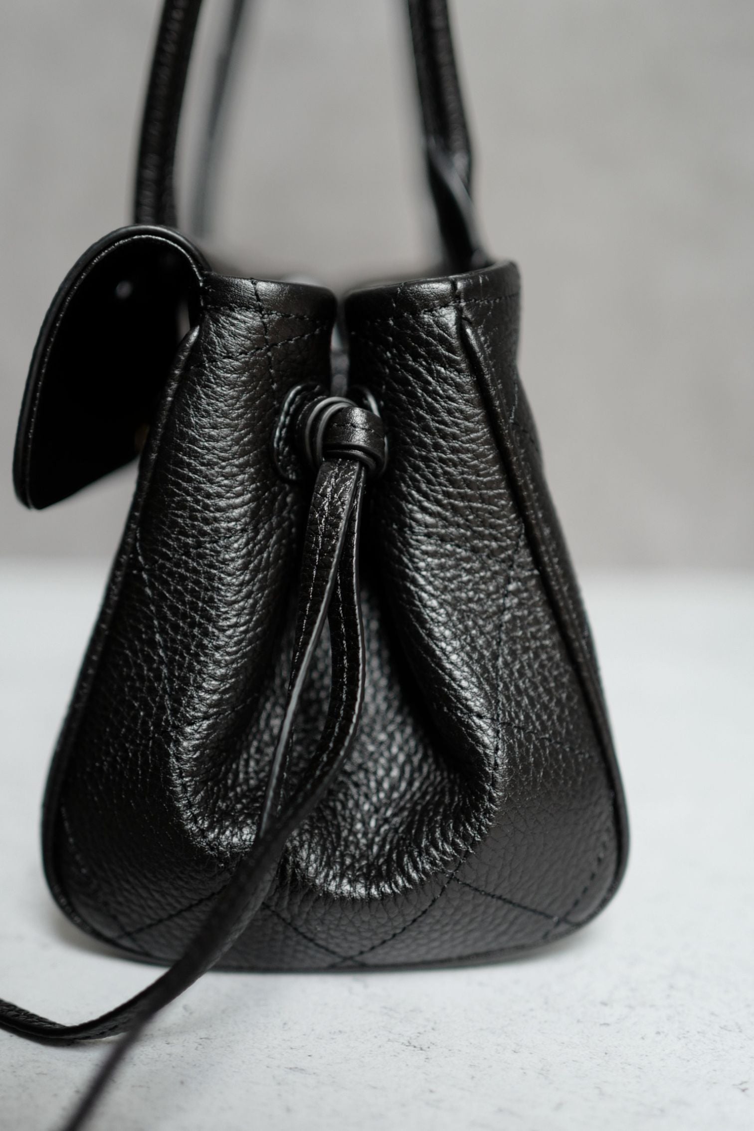 Chanel 26S Small Shopping Bag "Matthieu Blazy's" Black Calfskin Gold Hardware