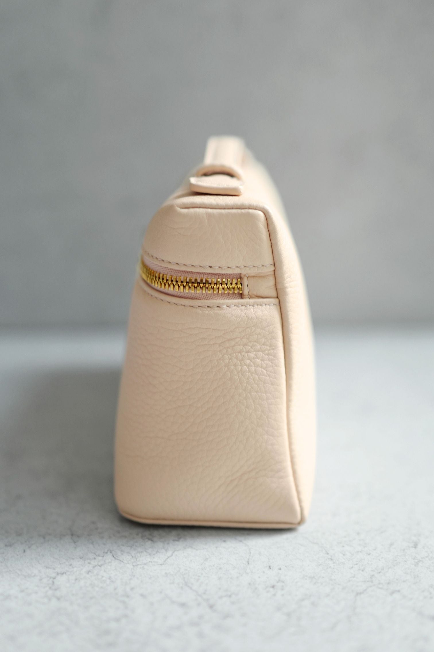 Loro Piana Extra Pocket L19 Vanity Pouch Rose Sakura Pink Calfskin Leather GHW
