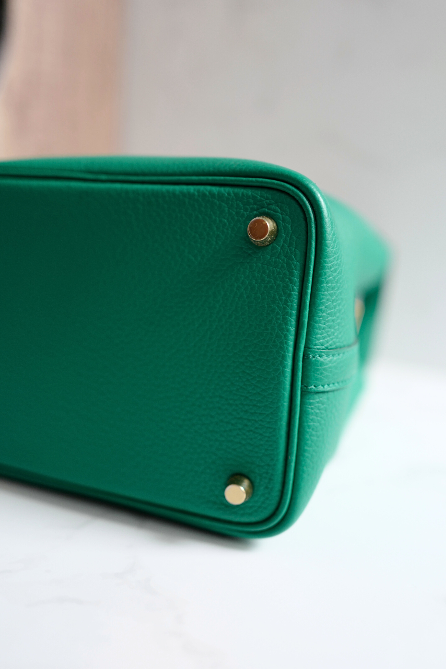 Hermes Picotin 18 Vert Jade with Gold Hardware U Stamp
