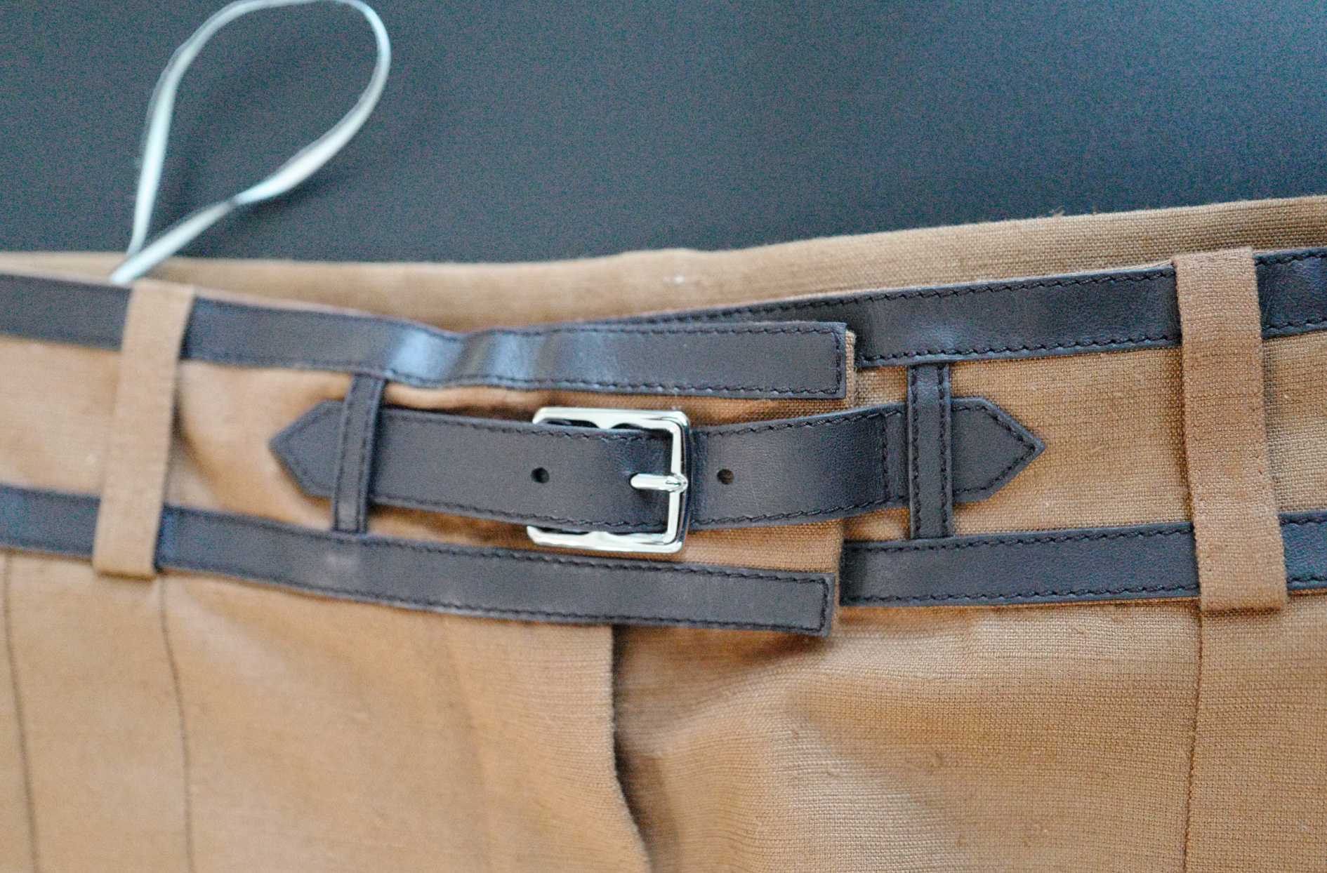 NEW Hermès Women’s Trousers in Marron Muscade Cotton Size 36