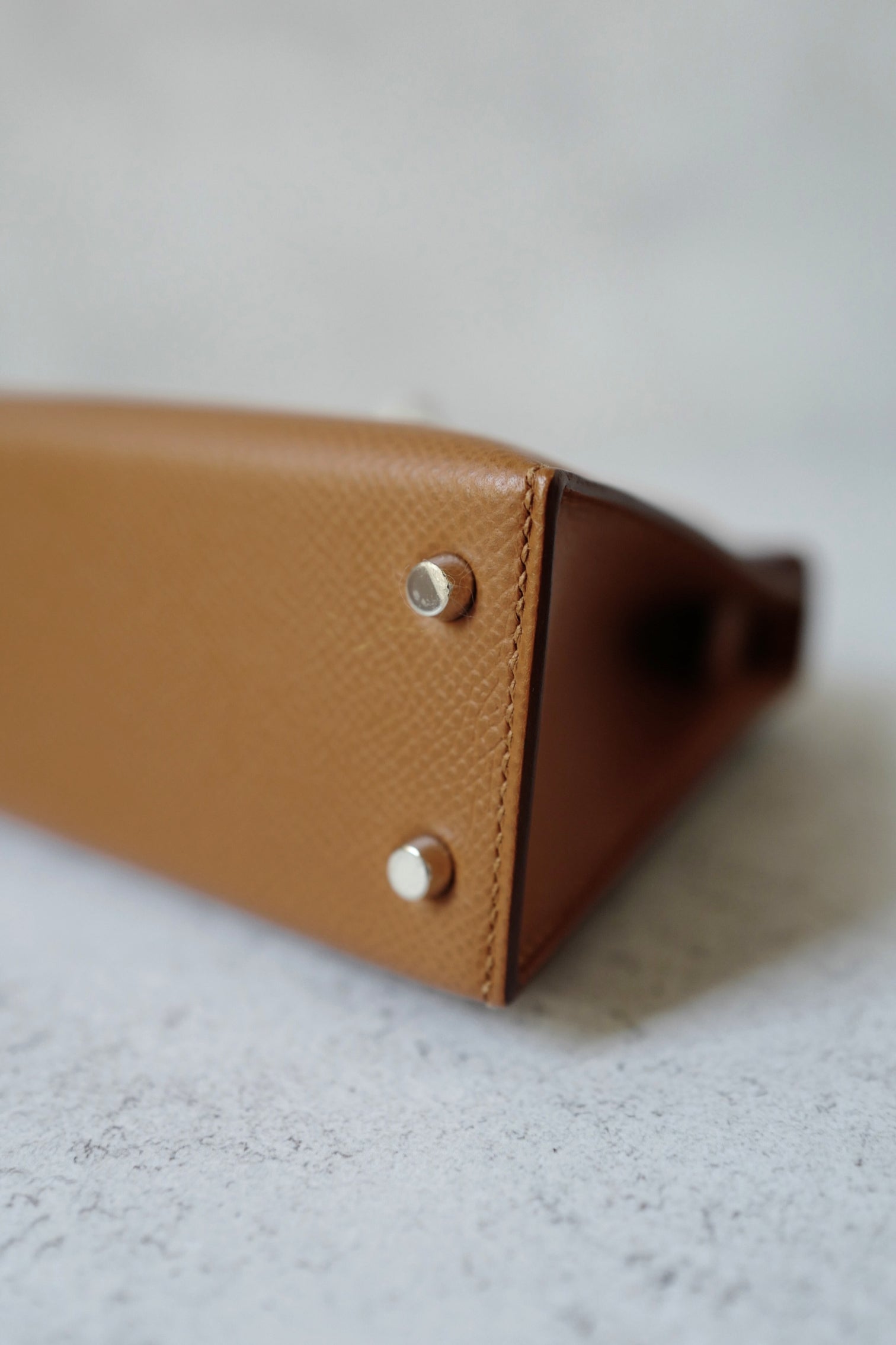 BNIB Hermès Mini Kelly 20 HSS Gold Epsom Leather Palladium Hardware