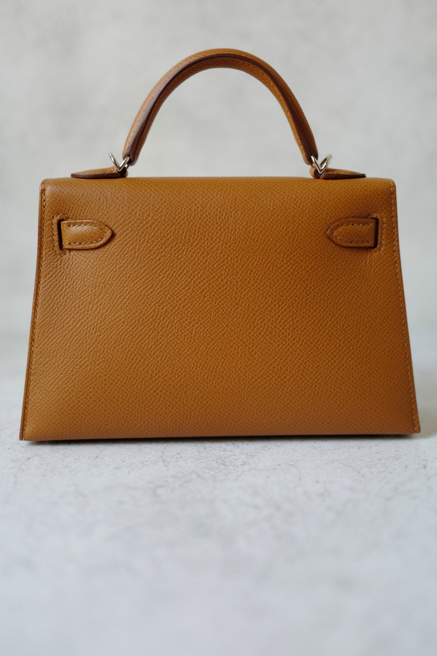 BNIB Hermès Mini Kelly 20 HSS Gold Epsom Leather Palladium Hardware