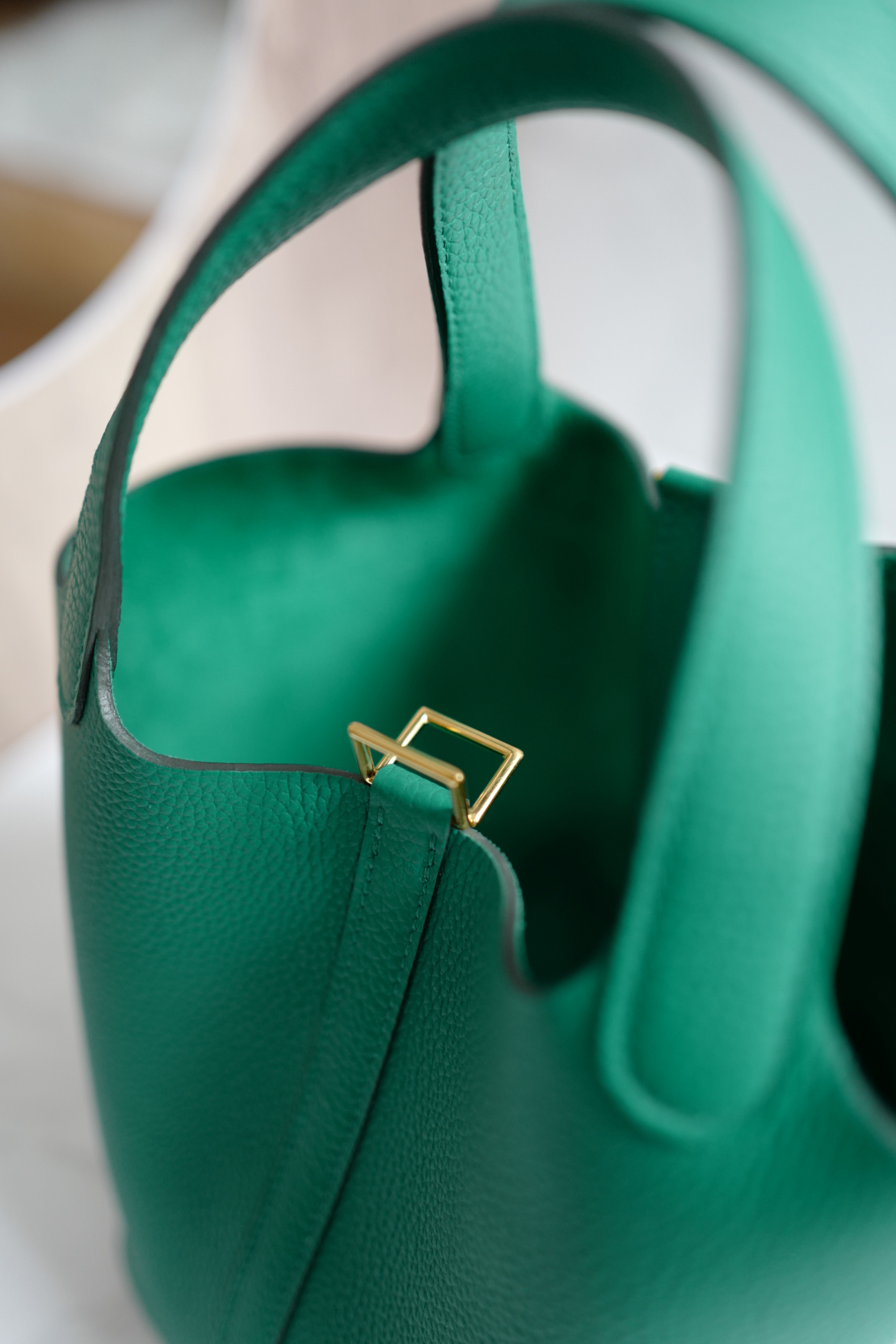 Hermes Picotin 18 Vert Jade with Gold Hardware U Stamp