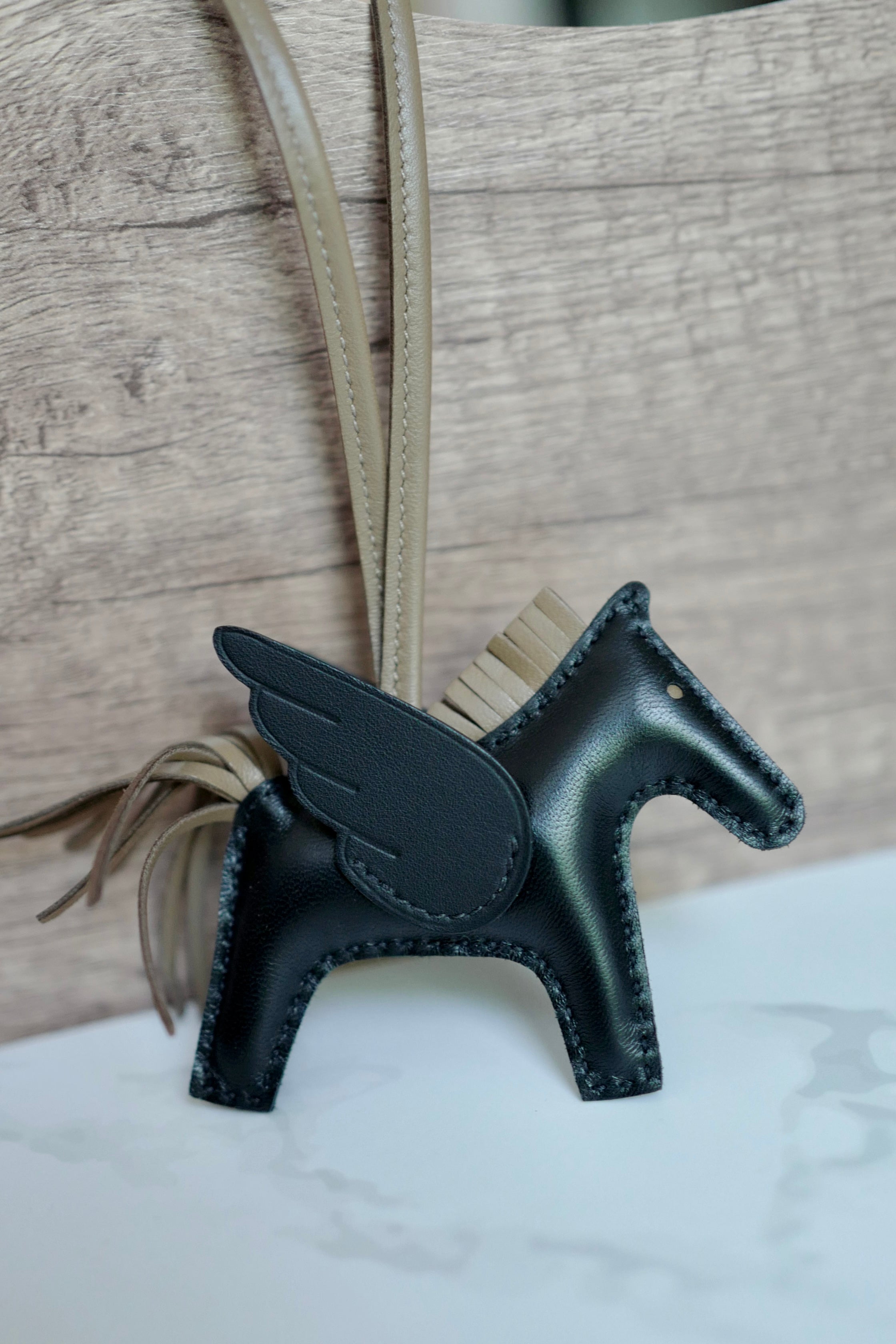 BNIB Hermes Rodeo Pegase PM Milo Swift Noir/Etoupe/Noir