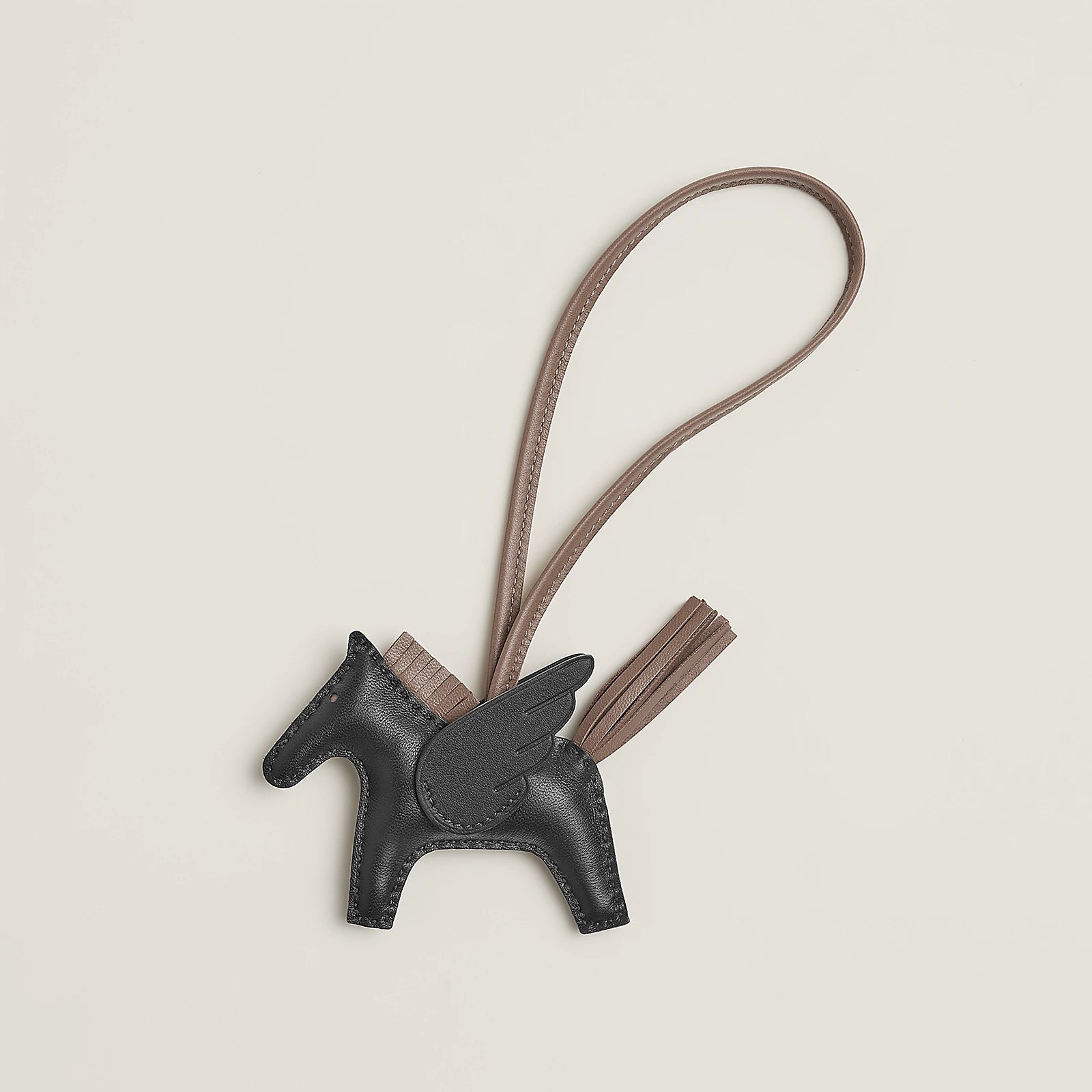 BNIB Hermes Rodeo Pegase PM Milo Swift Noir/Etoupe/Noir