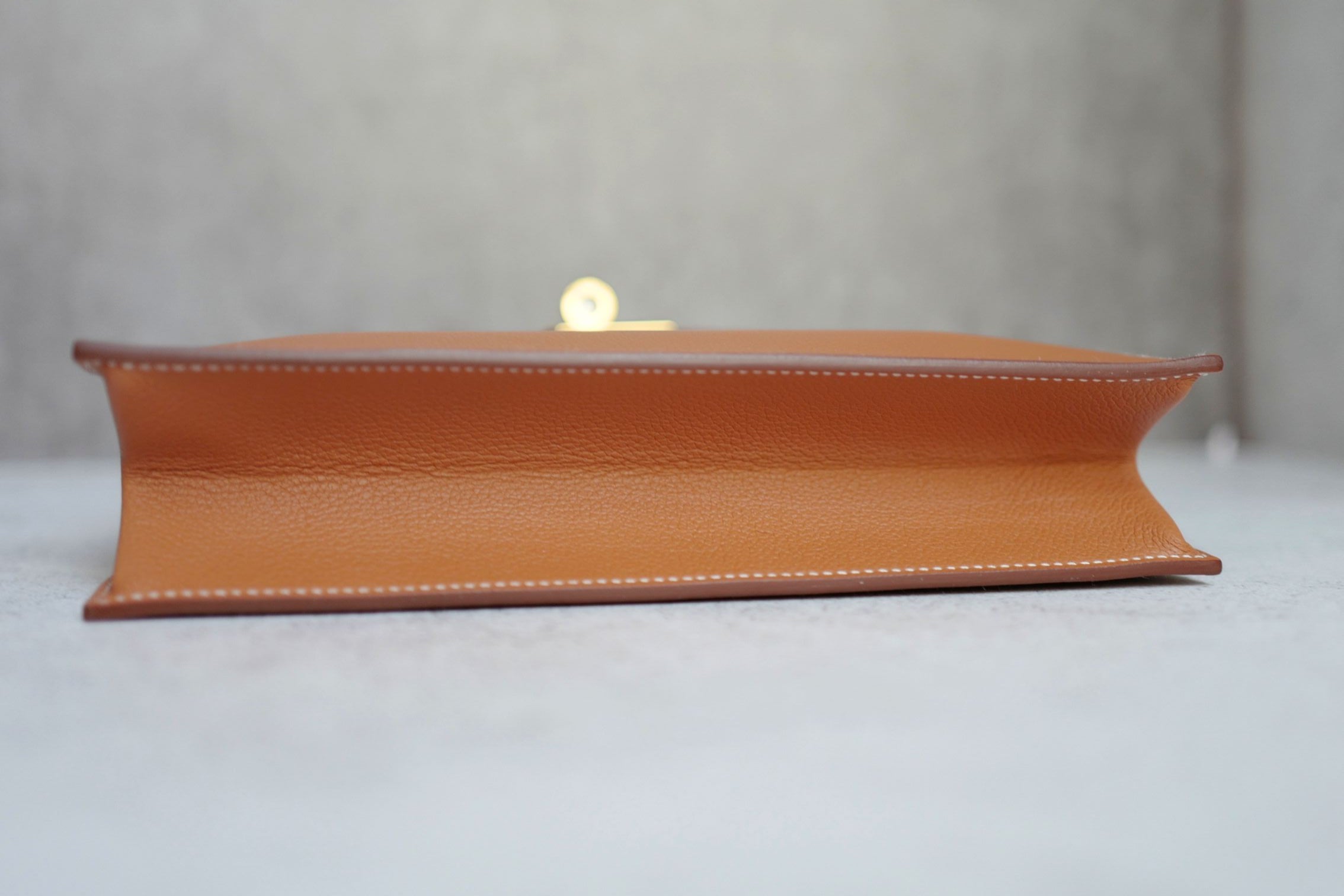 Hermès Kelly Danse Gold Evercolor Calfskin GHW stamp K