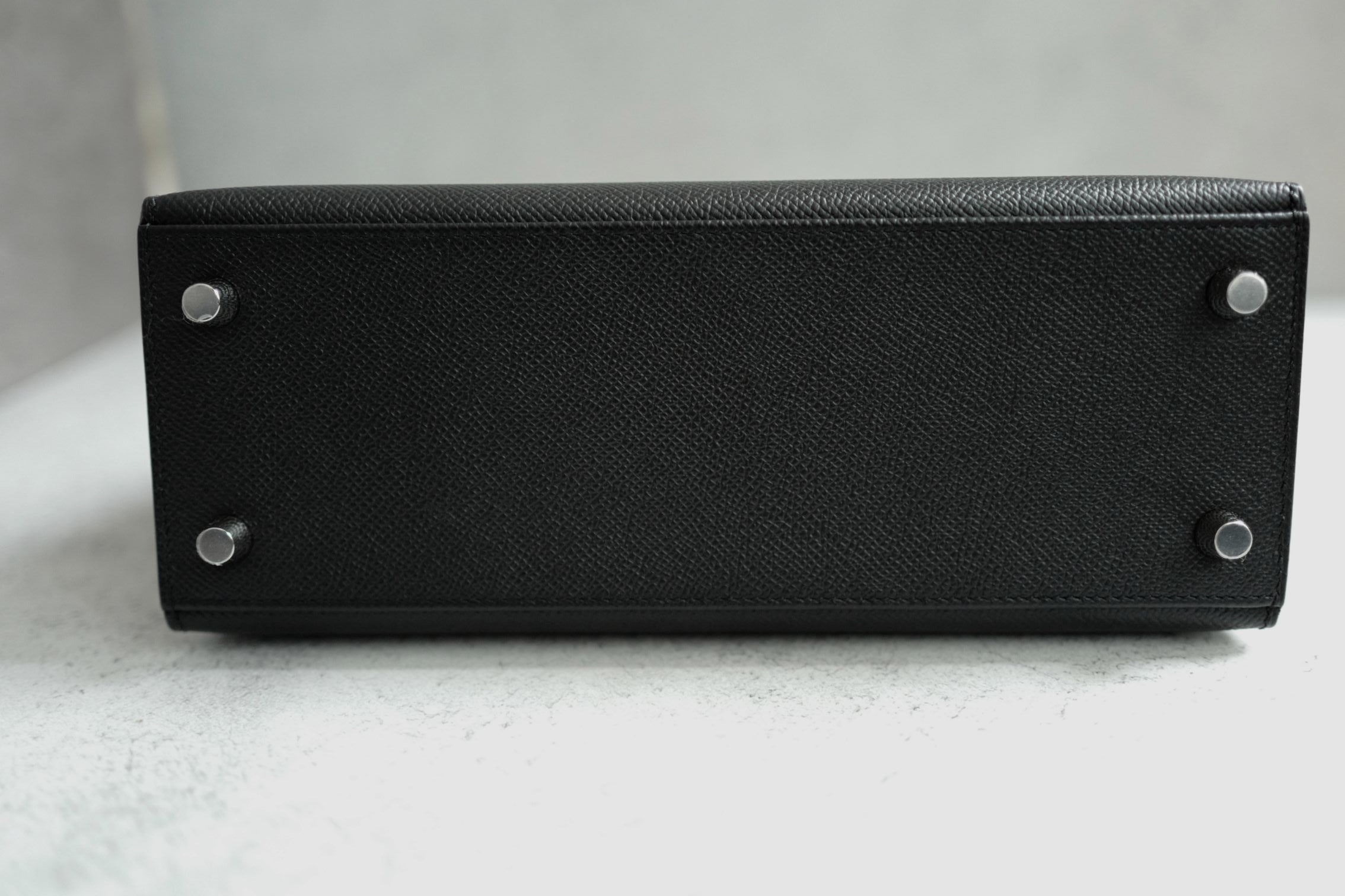 BNIB Hermes Kelly 25 Black Epsom Sellier Palladium Hardware Stamp G 2026