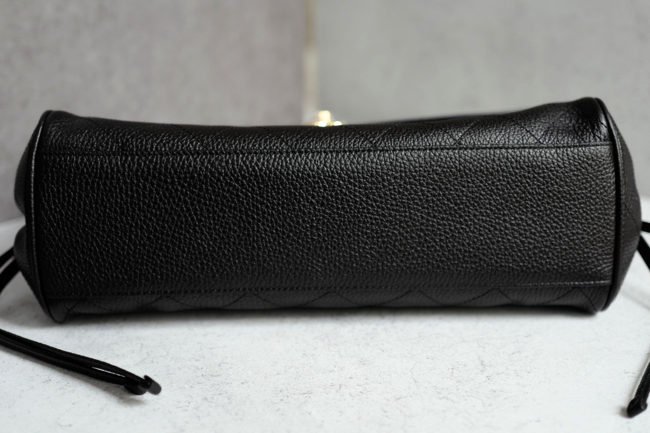 Chanel 26S Small Shopping Bag "Matthieu Blazy's" Black Calfskin Gold Hardware