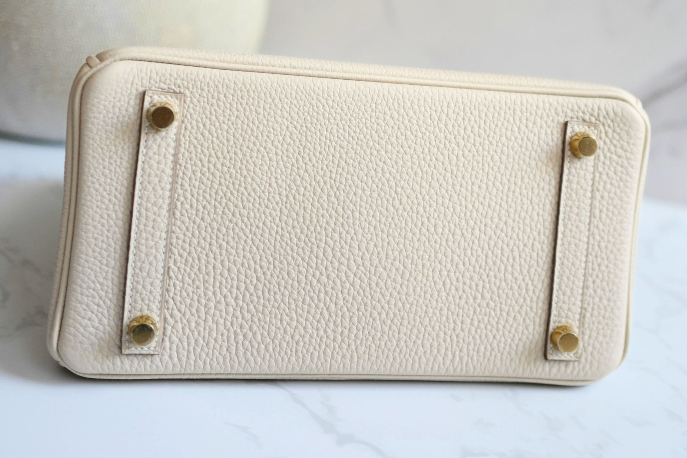 BNIB Hermes Birkin 25 Craie Togo Leather Gold Hardware G Stamp 2026