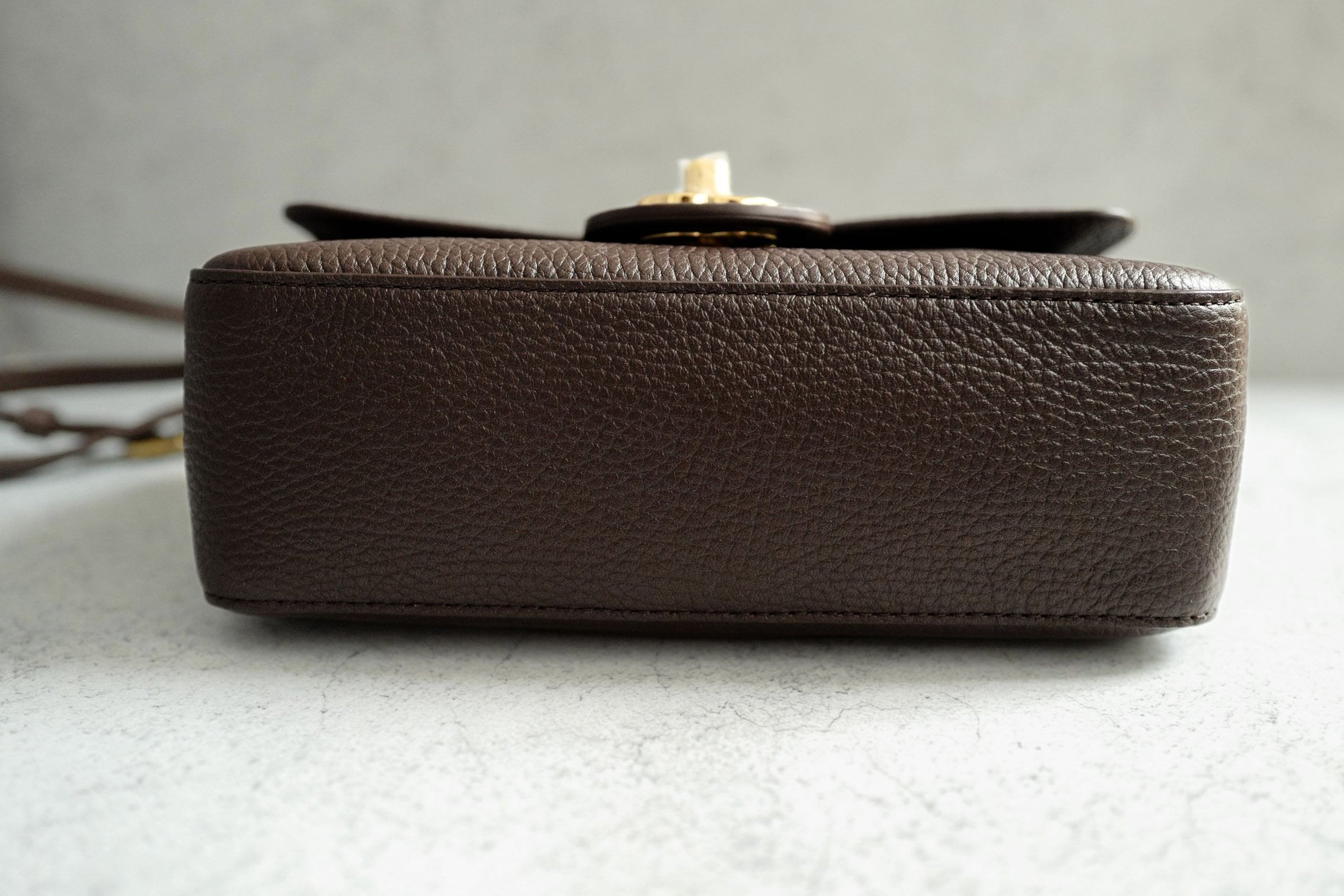 Chanel 26B Pre Fall Winter Mini Flap Bag Chocolate Brown Grained Calfskin GHW