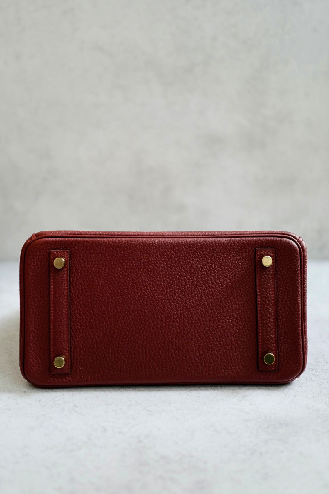 Hermes Birkin 25 Rouge H Togo Leather Gold Hardware K Stamp 2025