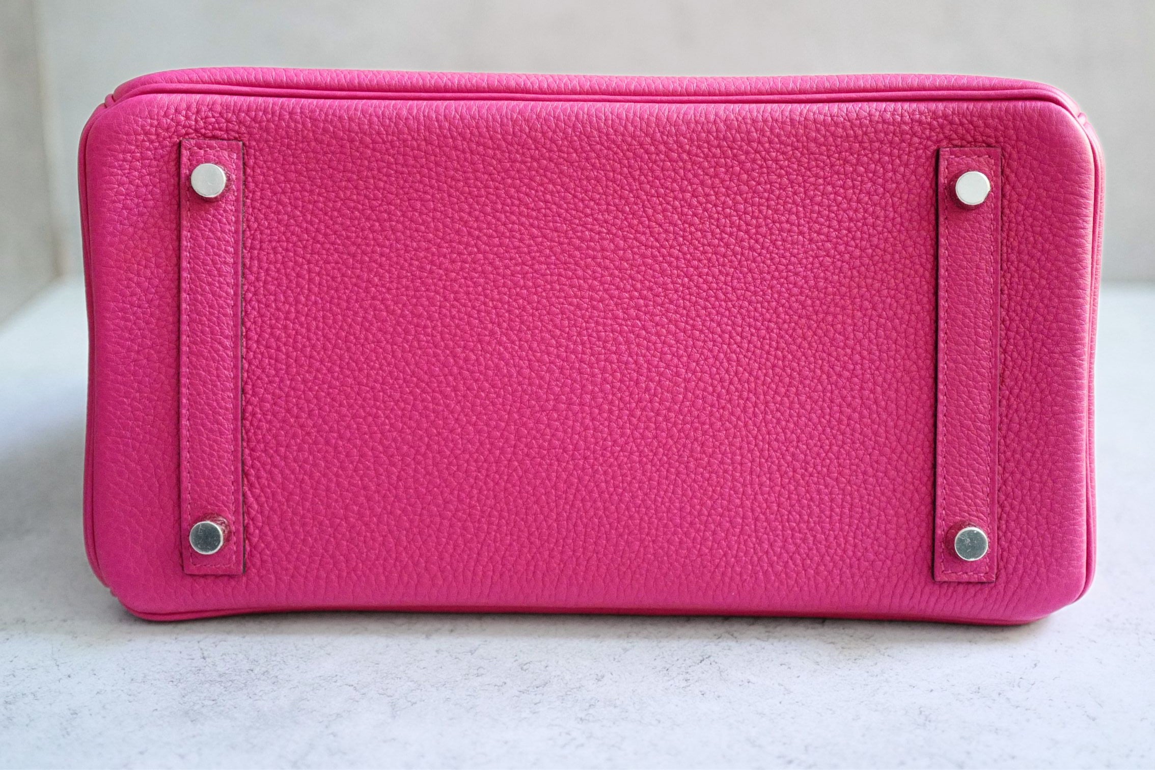Hermès Birkin 30 Rose Mexico Togo Leather Palladium Hardware K Stamp