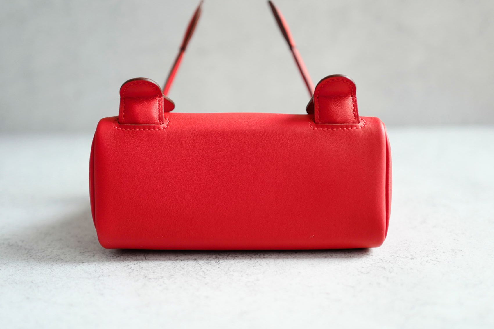 Hermès Kelly Doll Rouge De Coeur Swift Calfskin PHW G Stamp