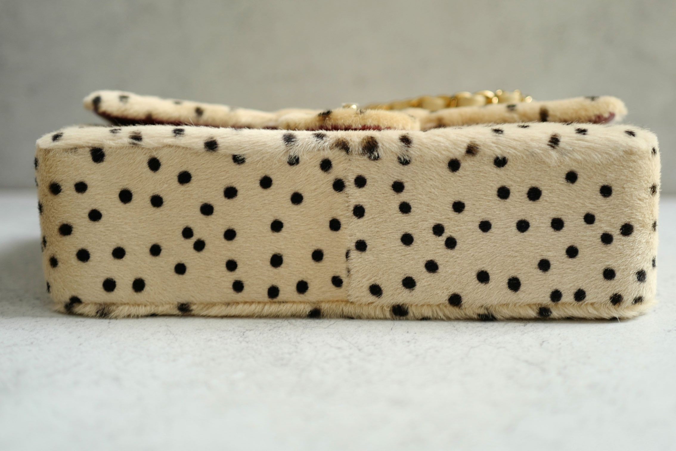 Chanel 26A Métiers d’Art Classic Flap Leopard Pony Lambskin Light Beige & Black