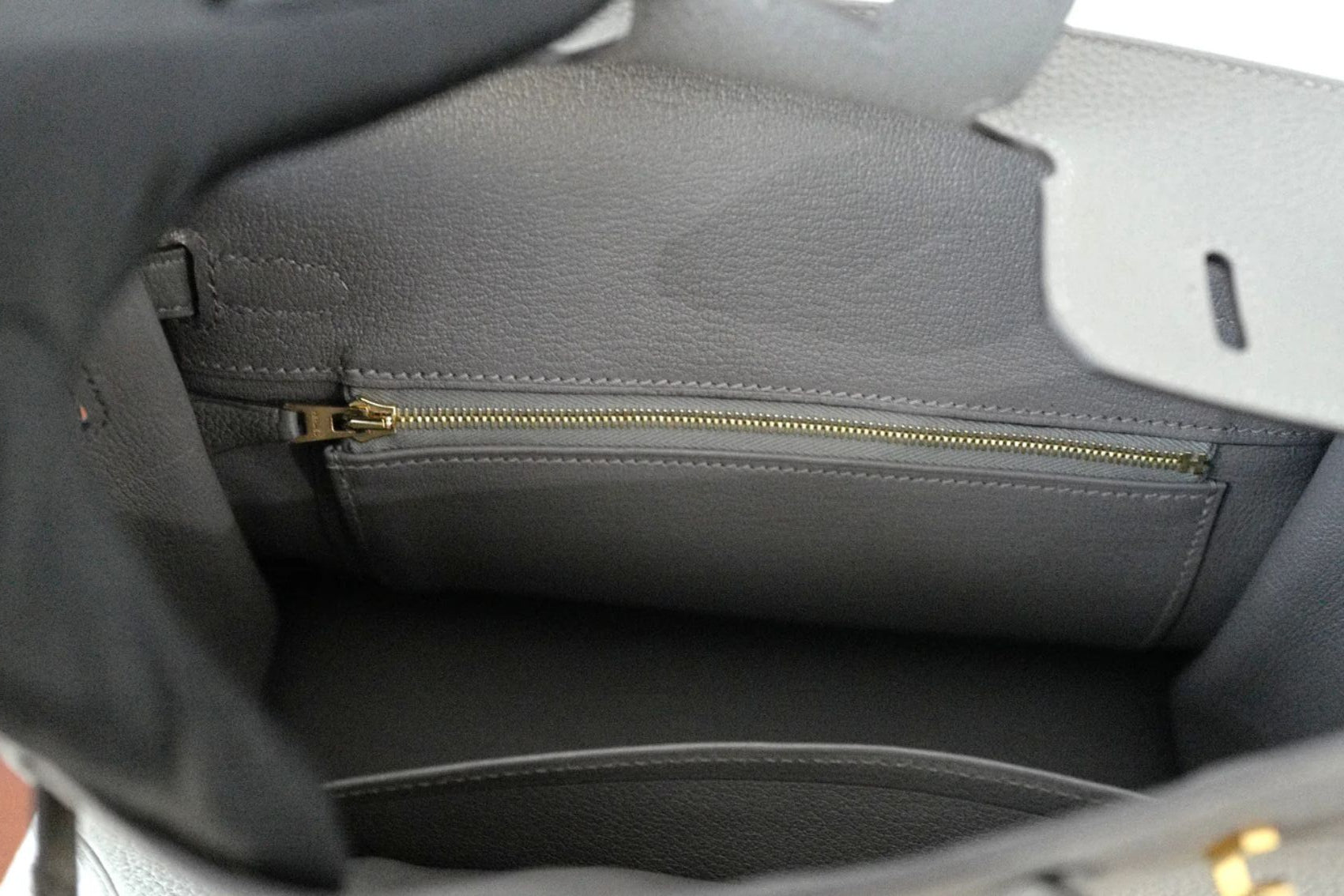 Hermès Birkin 25 Gris Meyer Togo Leather Gold Hardware D Stamp