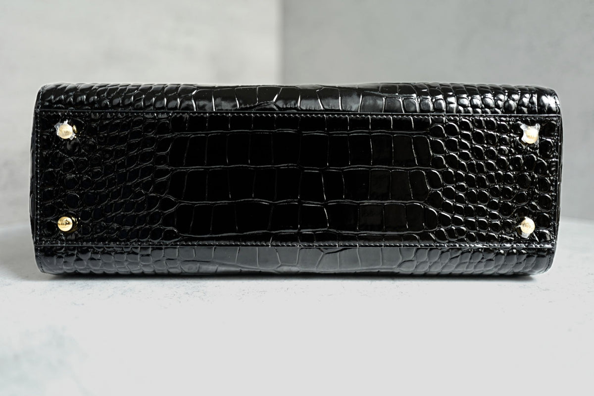 NEW Chanel 26K Small Tote Black Crocodile Embossed Calfskin GHW Matthieu Blazy's