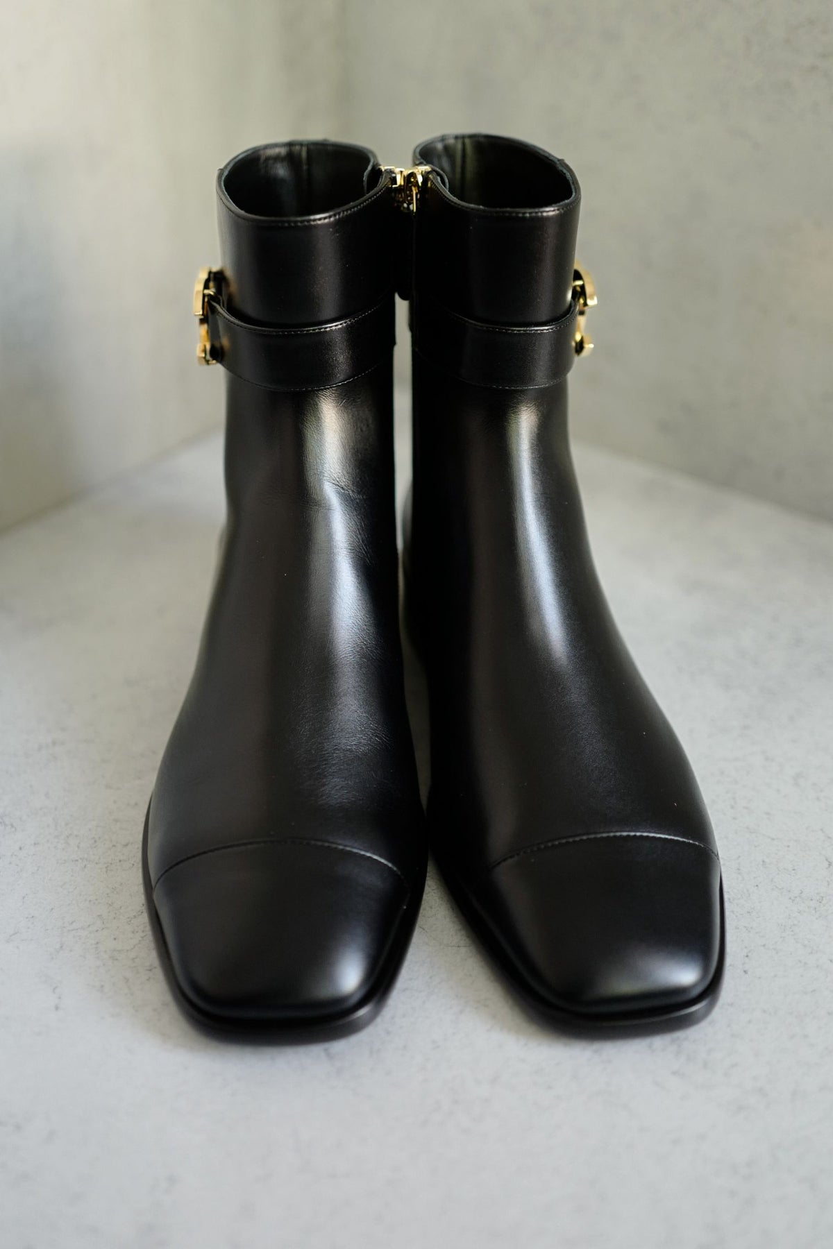 BNIB Chanel 26K Short Boots Black Calfskin Leather Size 38