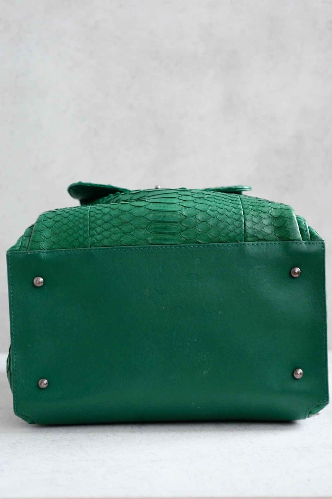 Chanel Gabrielle Backpack Drawstring bag In Phyton Exotic Rare Limited Edition