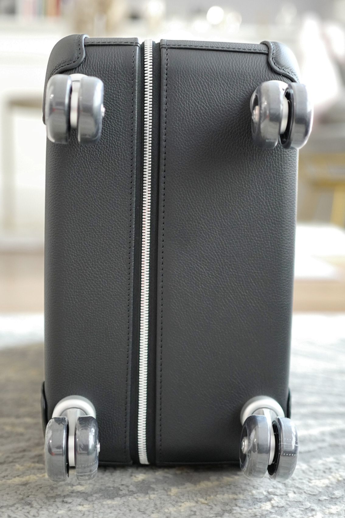 Hermès Valise R.M.S III Cabine Cargo Toile Goéland/Régate Vert Mangrove/Noir