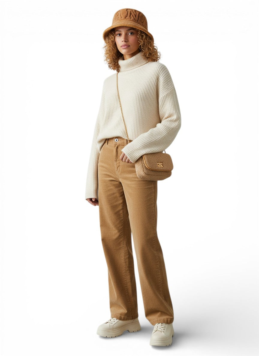 BNIB Chanel Bucket Hat Shearling Fur Beige Coco Neige 24N Size S