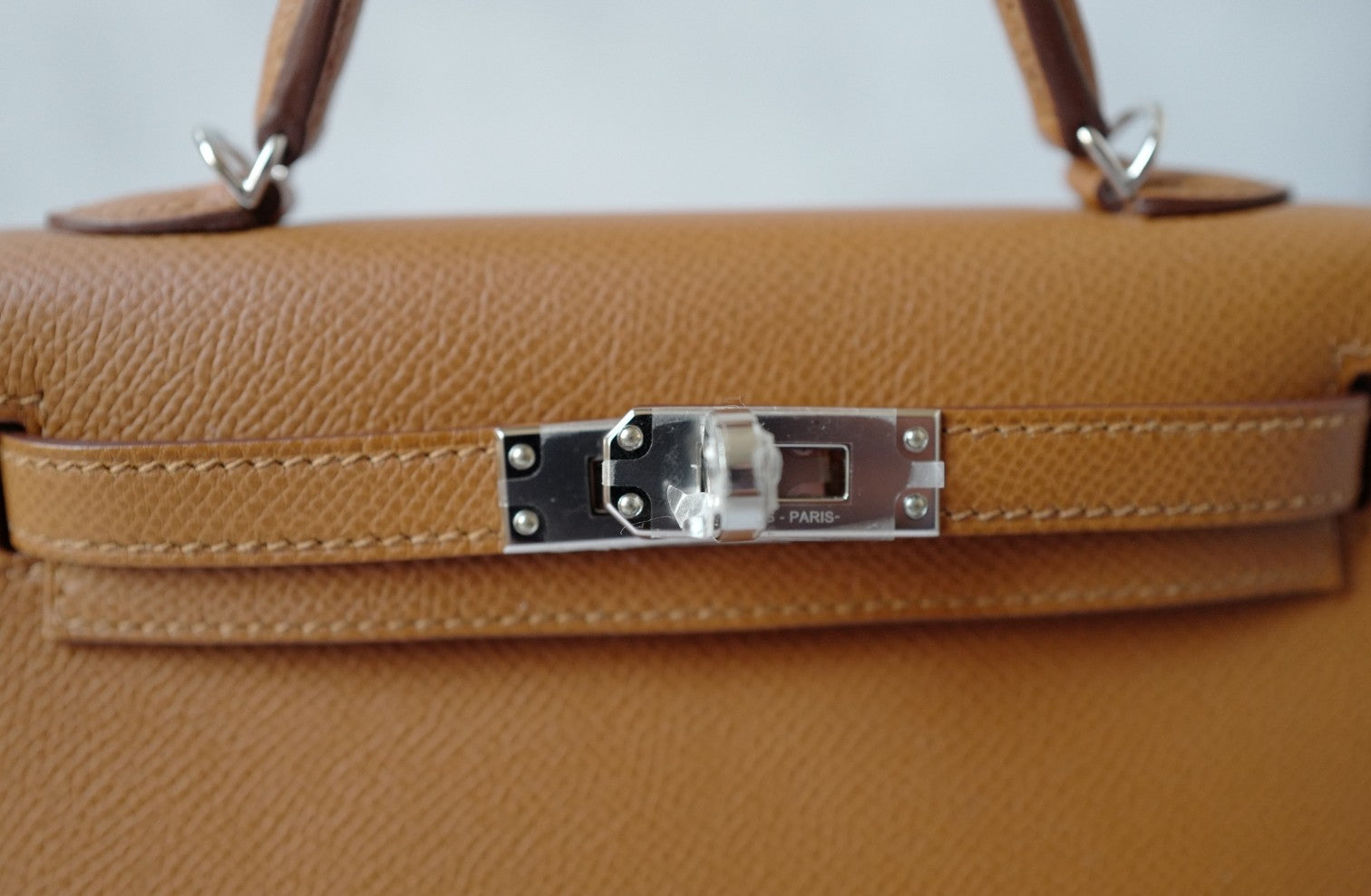 BNIB Hermès Mini Kelly 20 HSS Gold Epsom Leather Palladium Hardware
